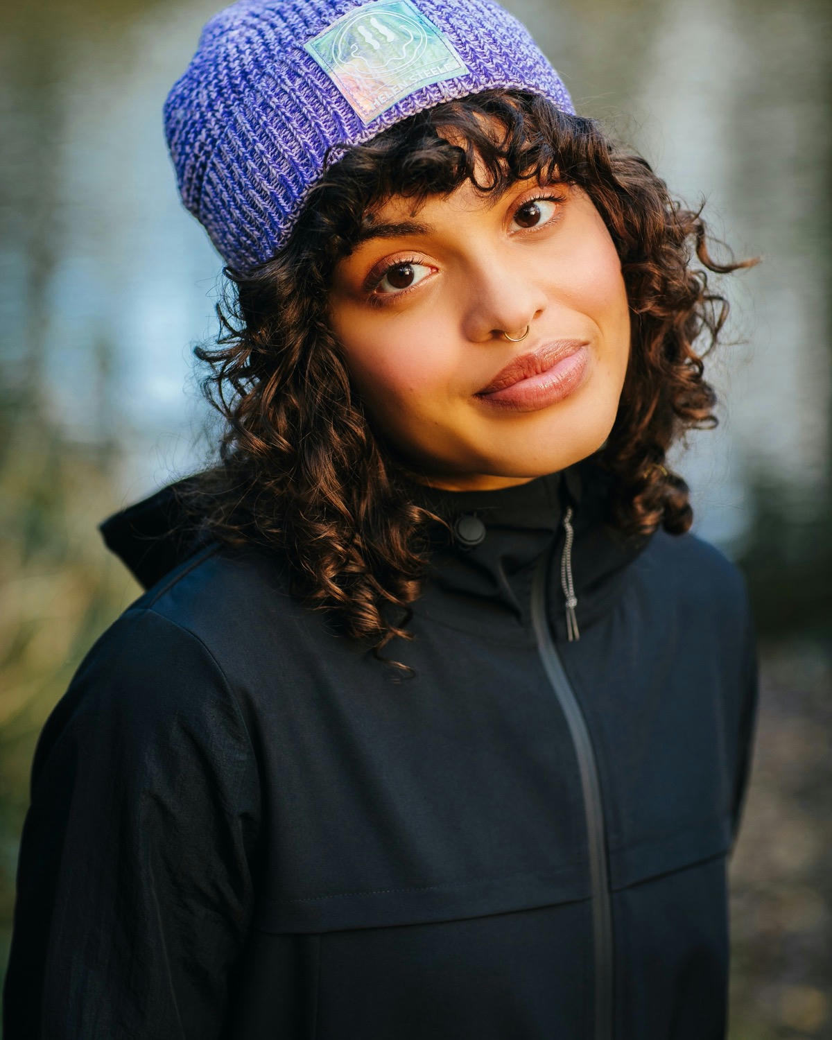 Helen Steele Zip-Through Dipped Hem Jacket