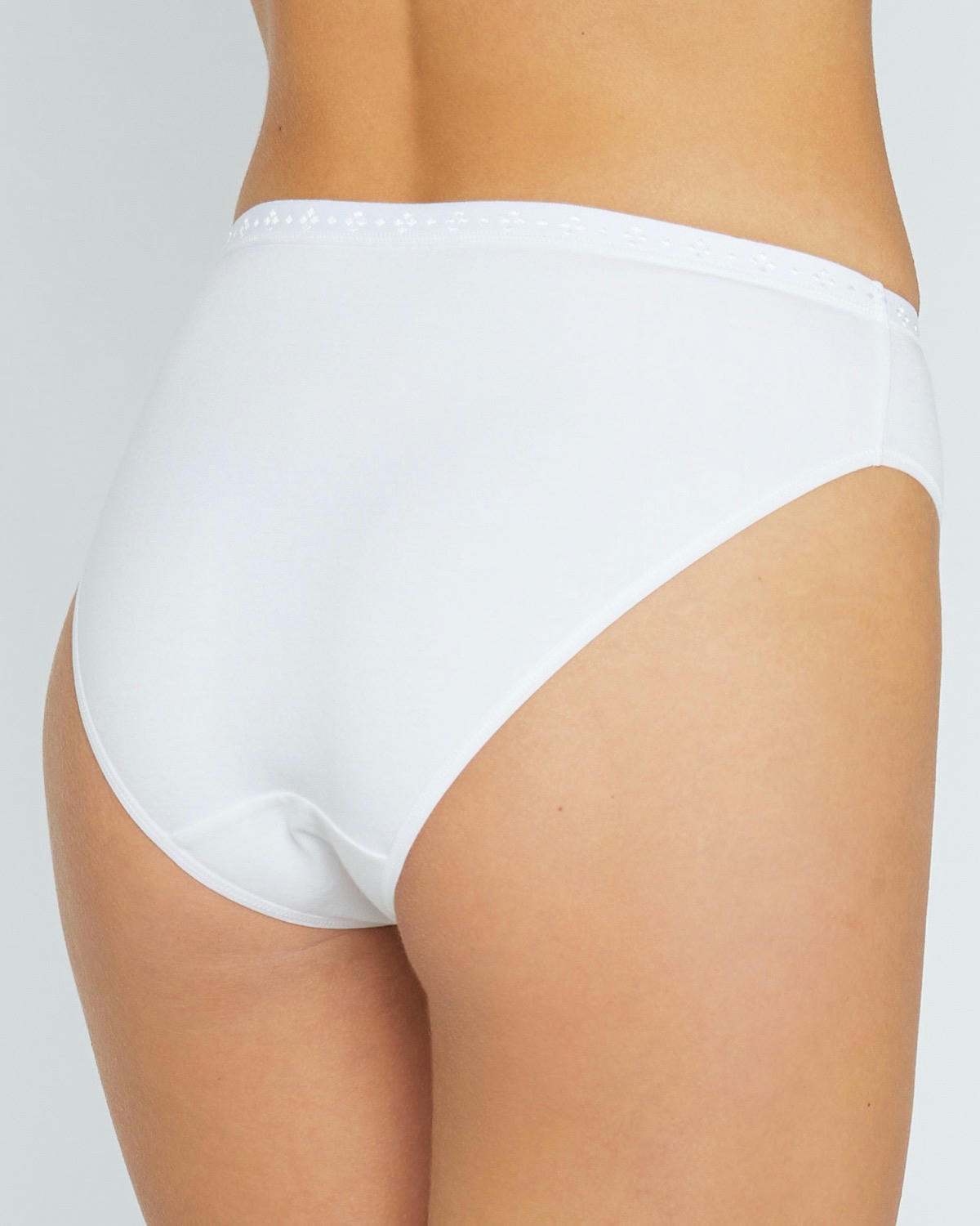 Cotton Rich High Leg Knickers - Pack Of 3