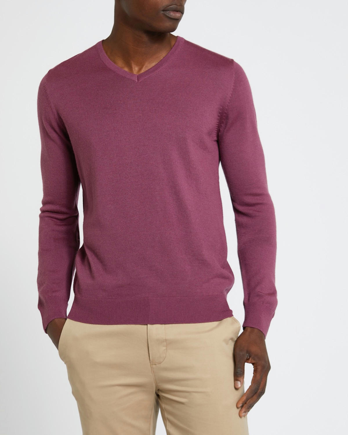 Merino Blend V-Neck Jumper