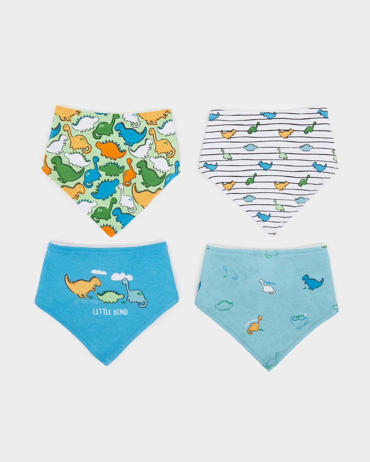 Cotton Bandana Bib (4 Pack)