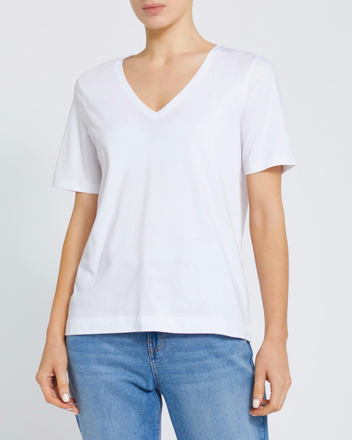 V-Neck Cotton T-Shirt