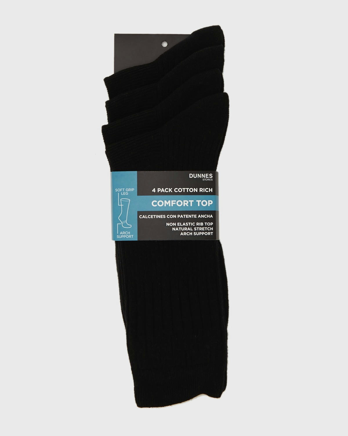Comfort Top Socks - Pack Of 4