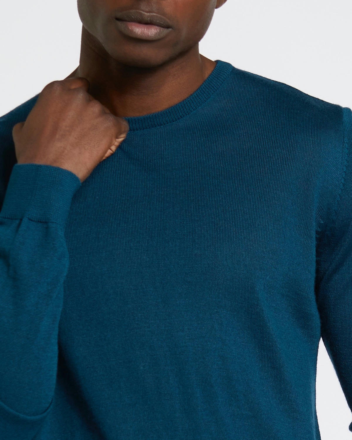 Merino Blend Crew Neck Jumper