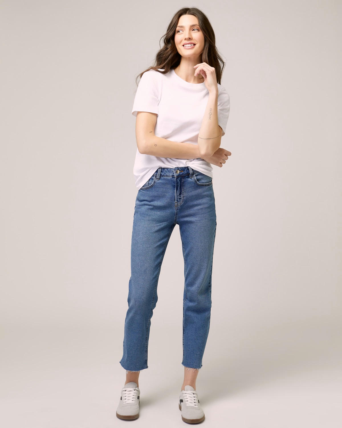 High Rise Vintage Straight Jeans