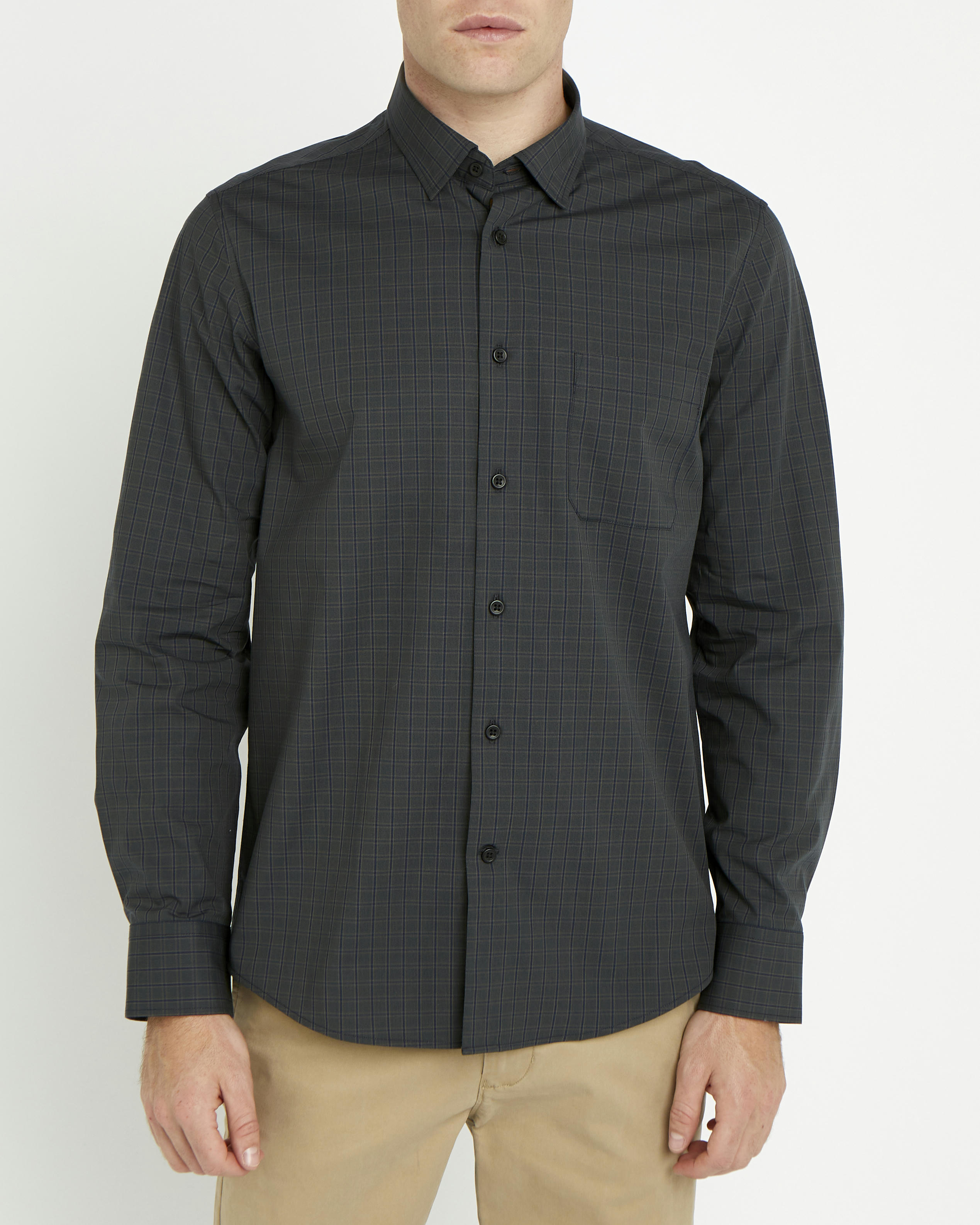 Luxury Stretch Check Shirt