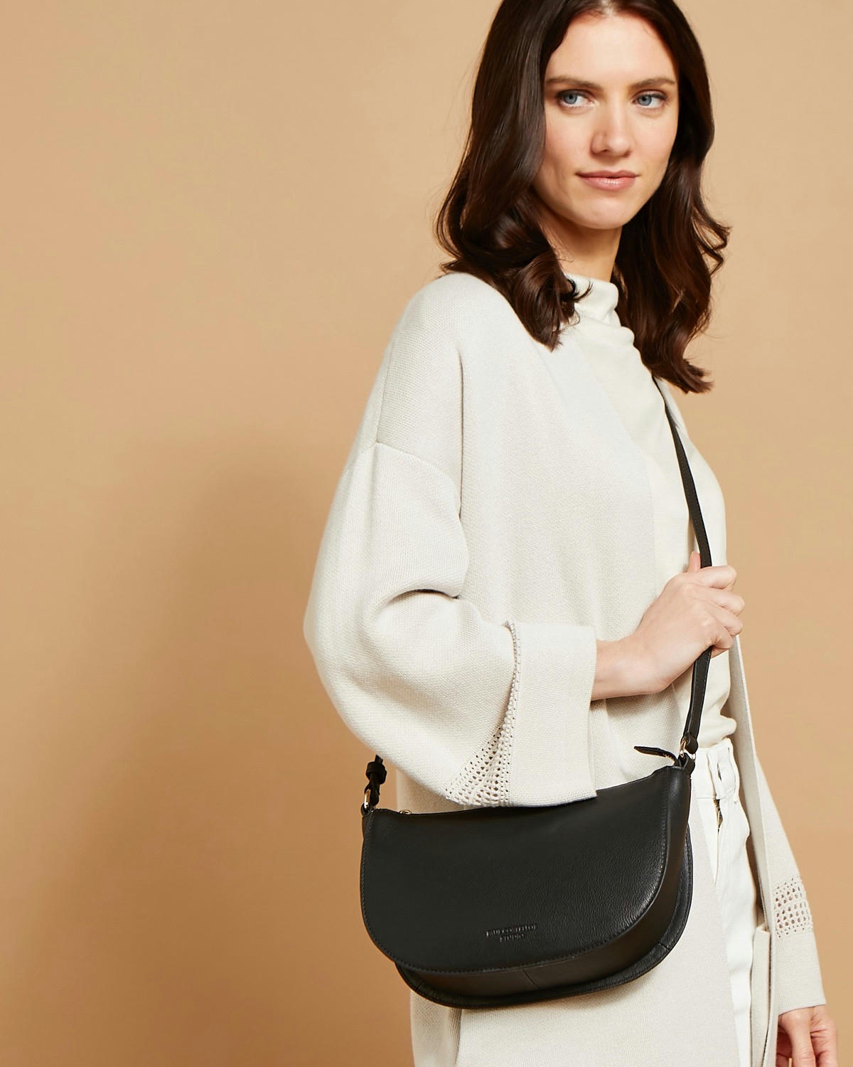 Paul Costelloe Living Studio Margot Black Crossbody Bag