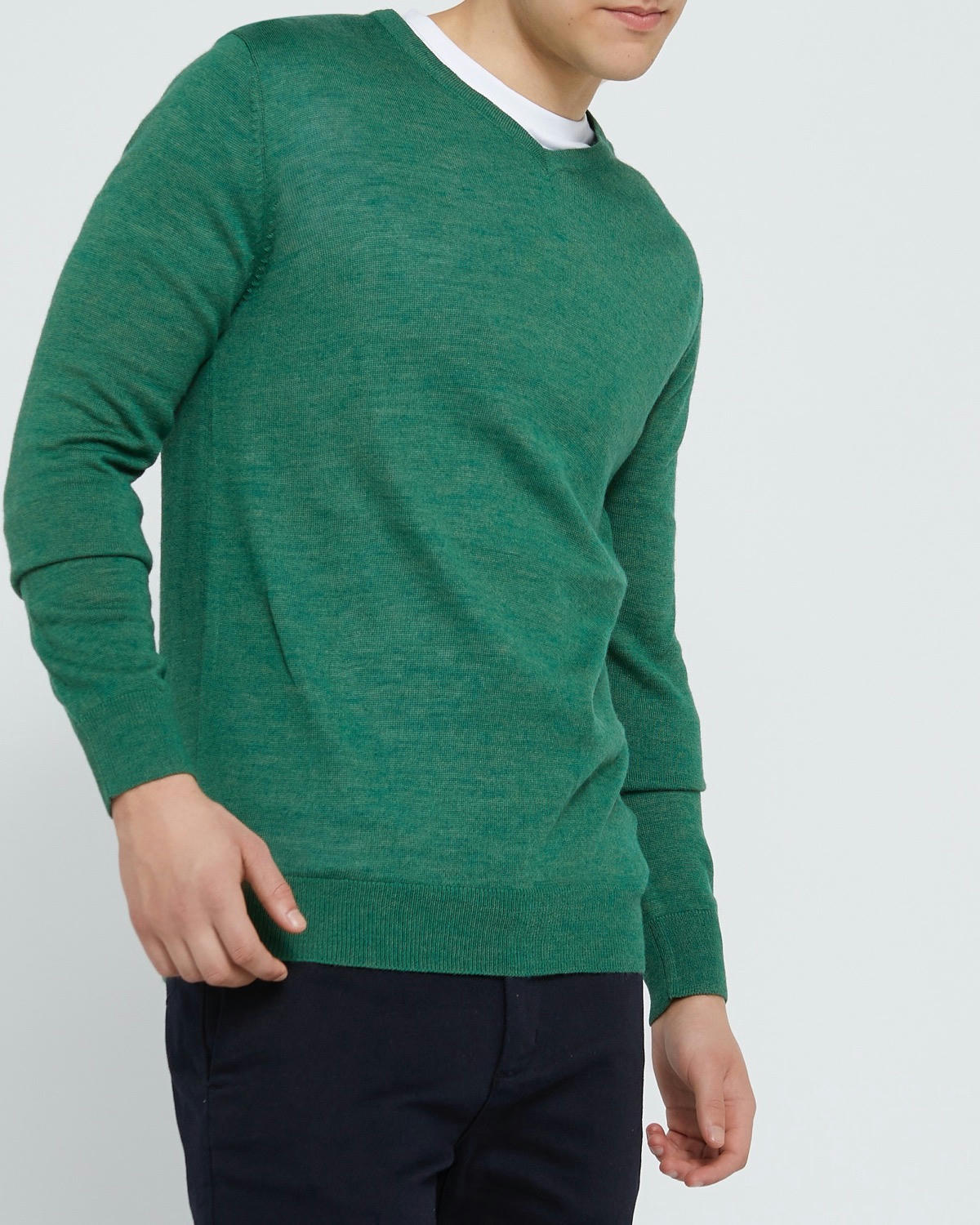 Merino Blend V-Neck Jumper