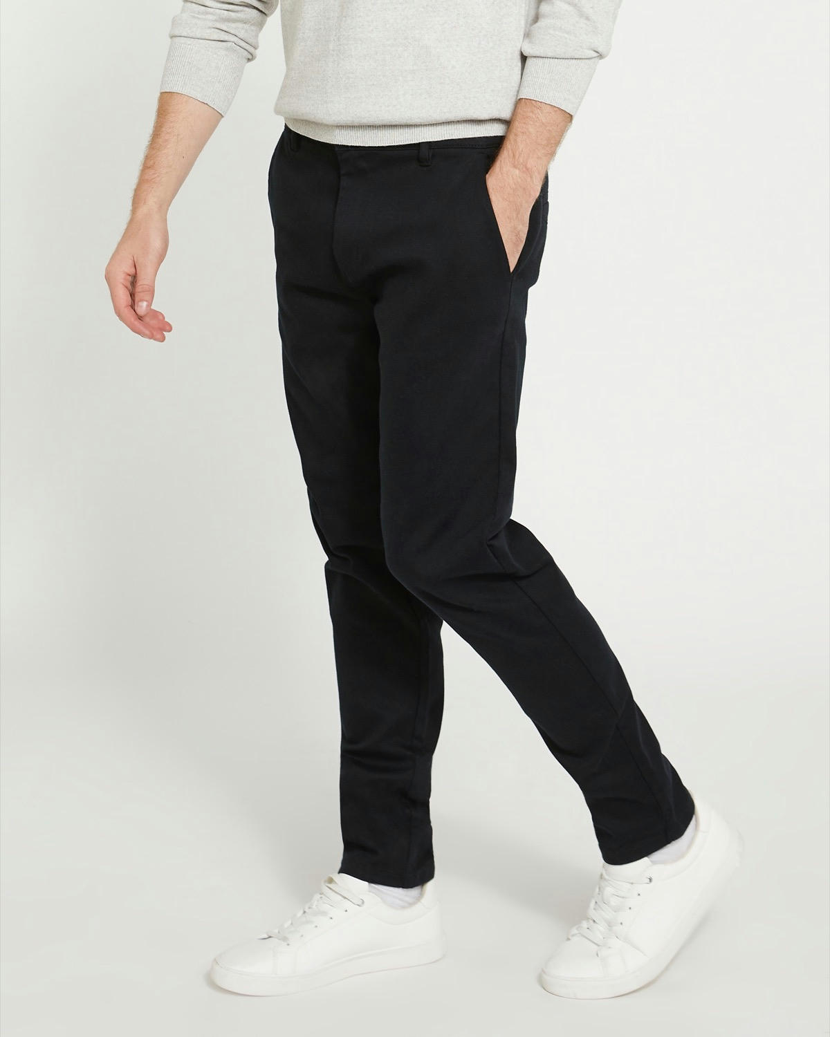 Tapered Fit Ultra Stretch Chino Trousers