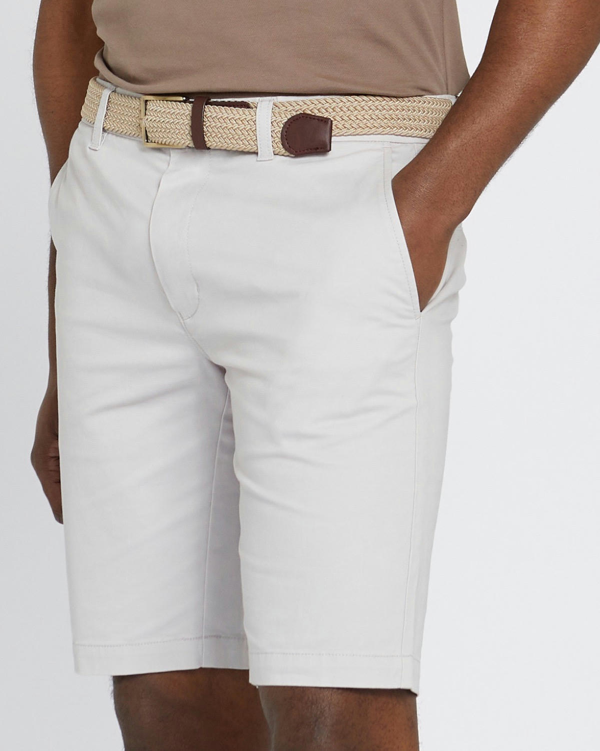 Slim Fit Stretch Chino Shorts
