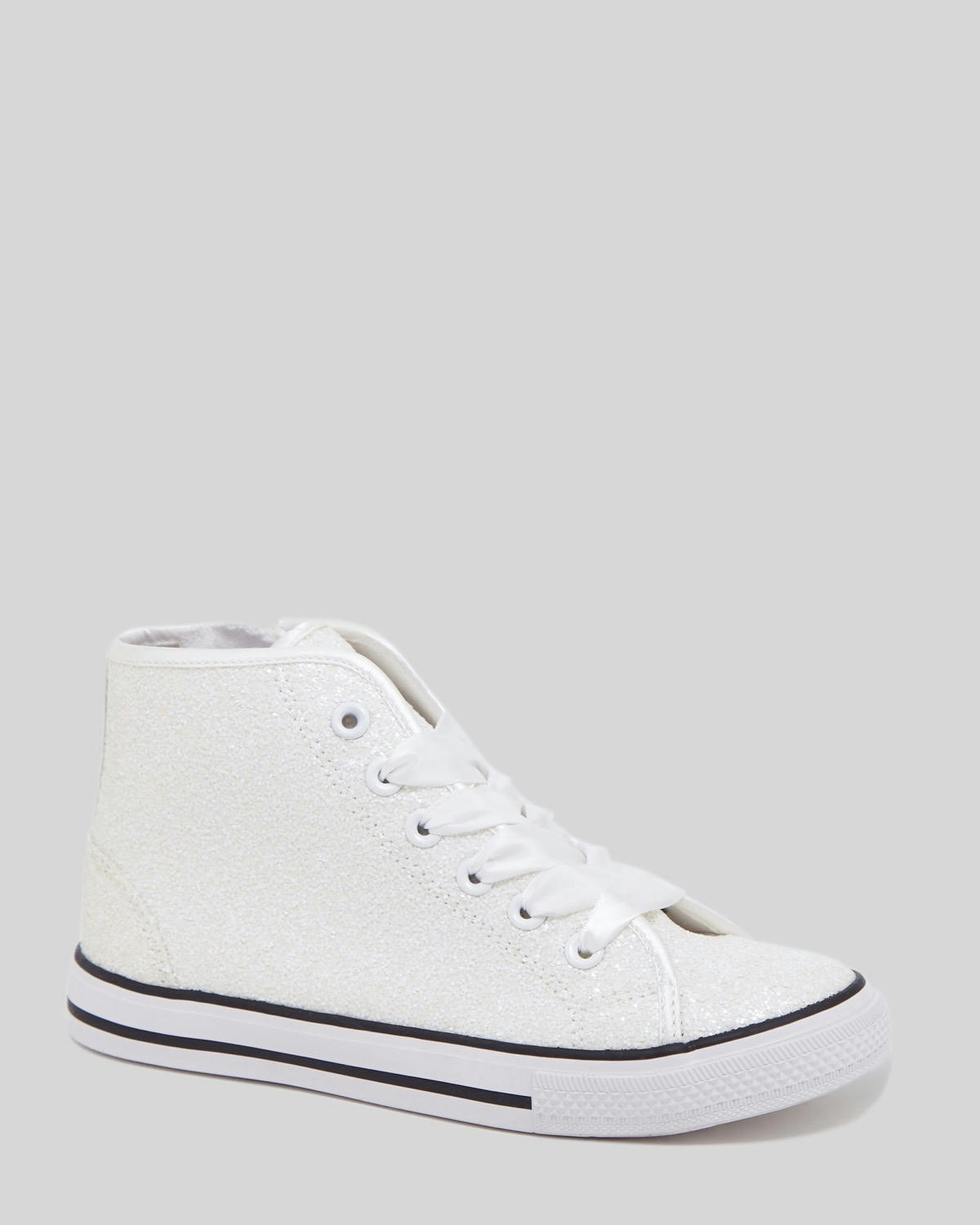 Occasion Glitter High Top Trainers (Size 8-3)