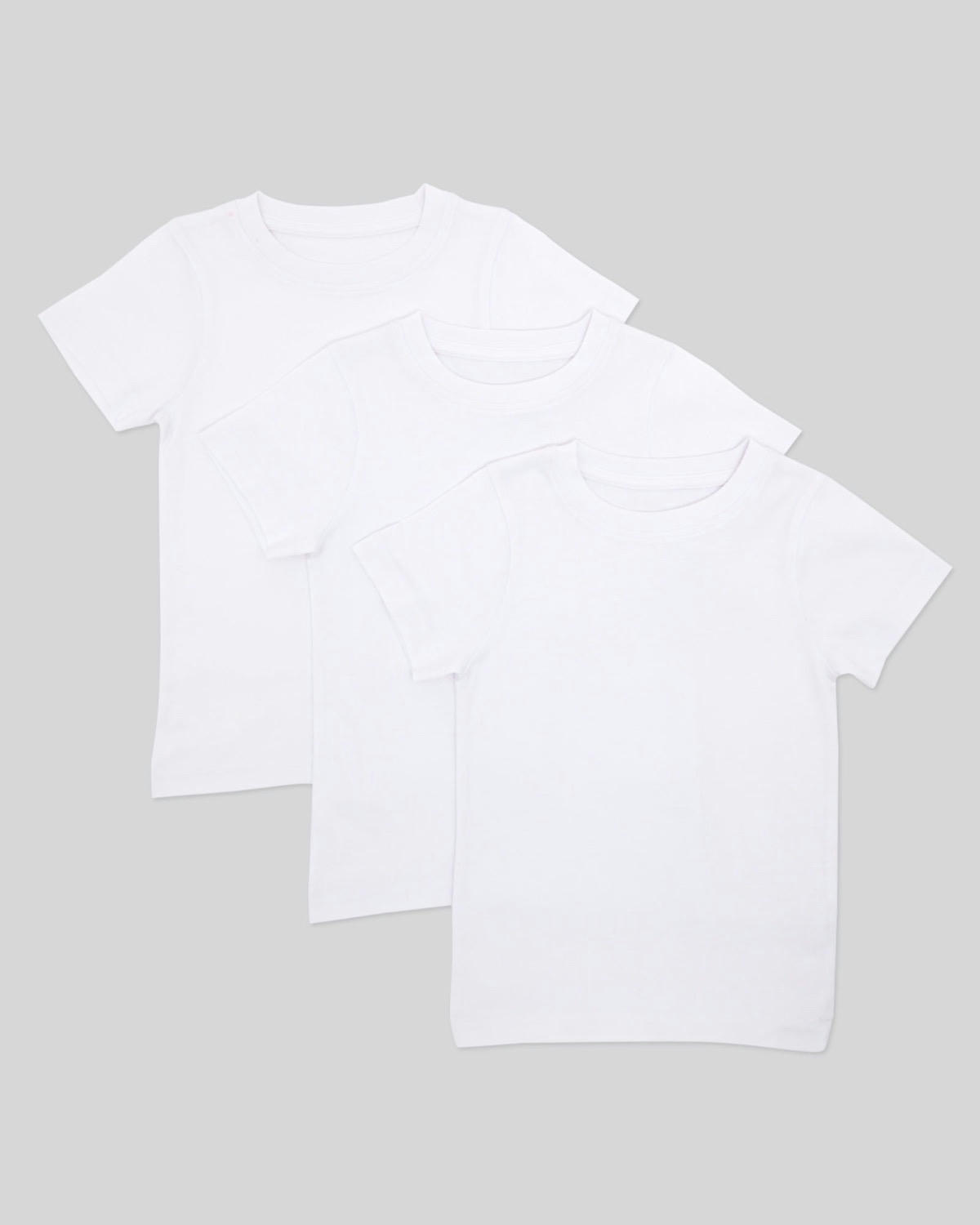 Cotton T-Shirt - 2-14 Years - Pack Of 3