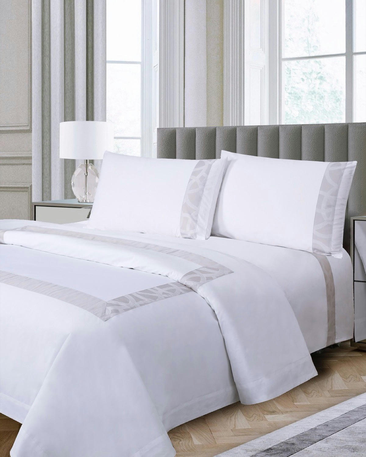 Francis Brennan the Collection Fleur Flat Sheet