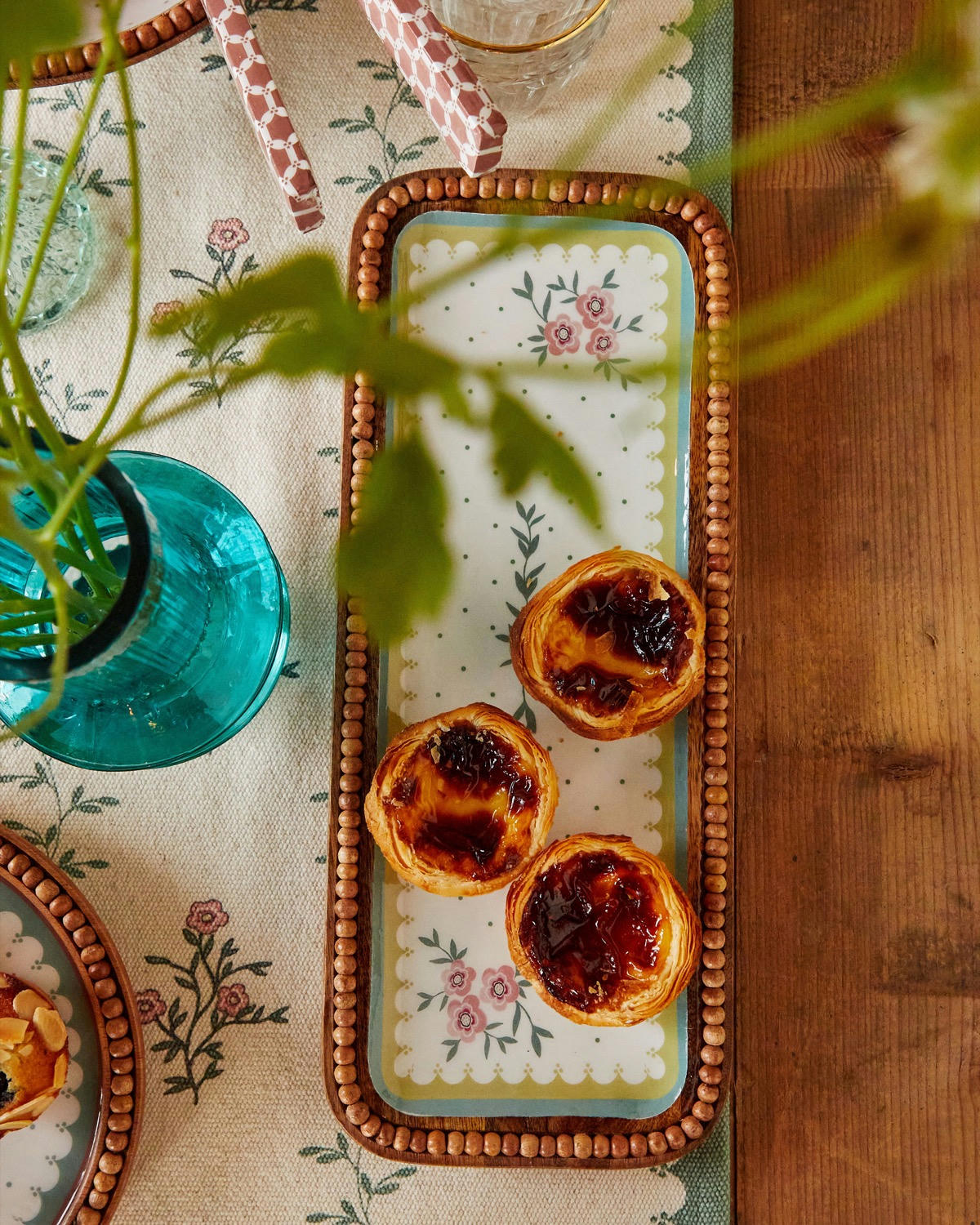 Carolyn Donnelly Eclectic Beaded Wooden Tray