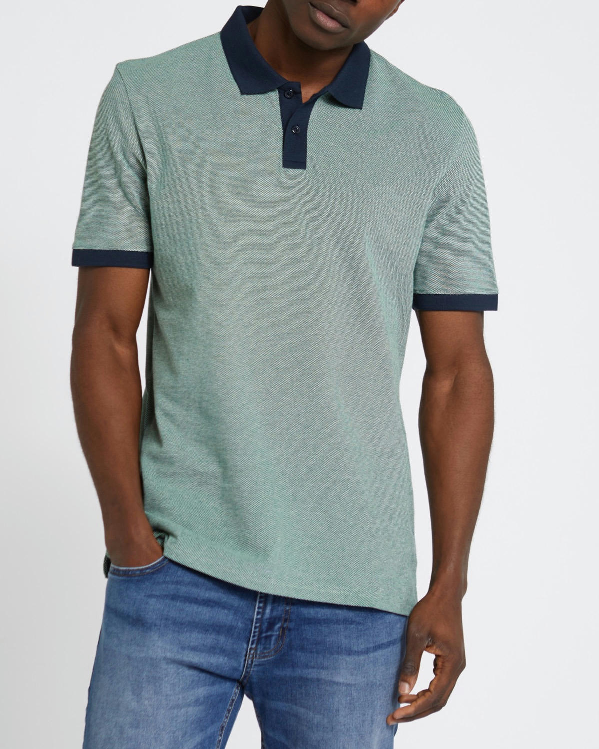Regular Fit Birdseye Polo Shirt