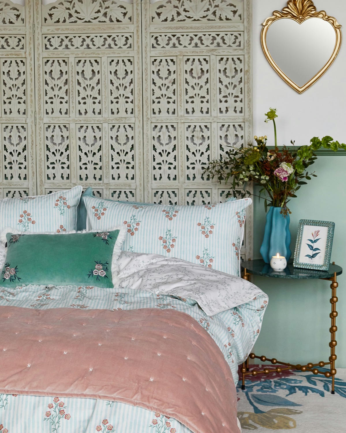 Carolyn Donnelly Eclectic Carved Screen