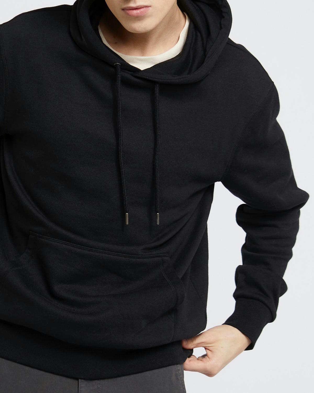 Regular Fit Cotton Rich Hoodie