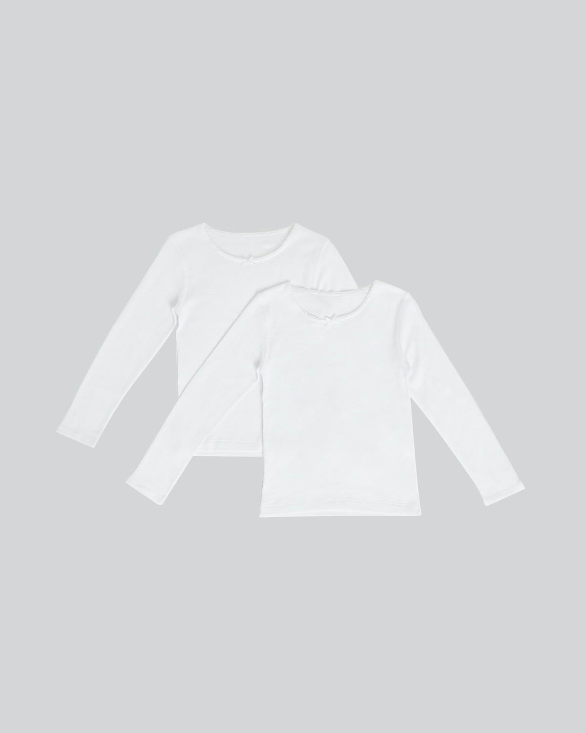 Girls Thermal Long-Sleeved Tops - Pack Of 2 (2-14 Years)