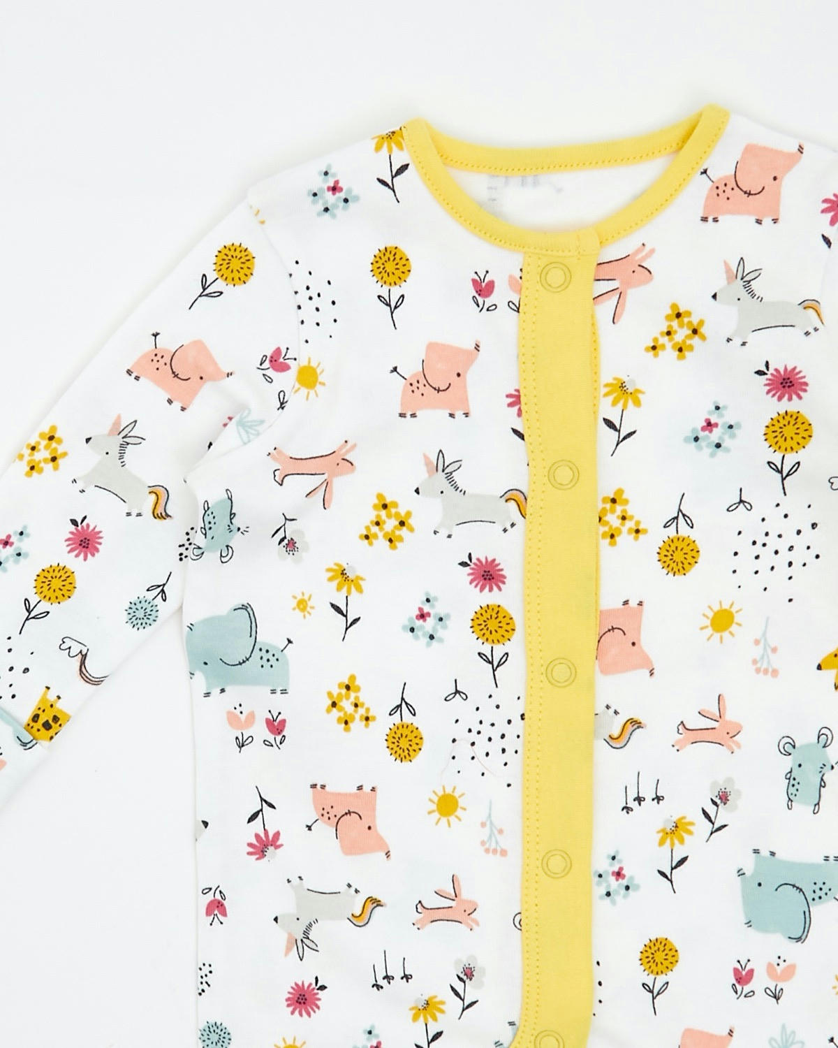 Baby Cotton Sleepsuits - Pack Of 3 (Newborn-23 Months)