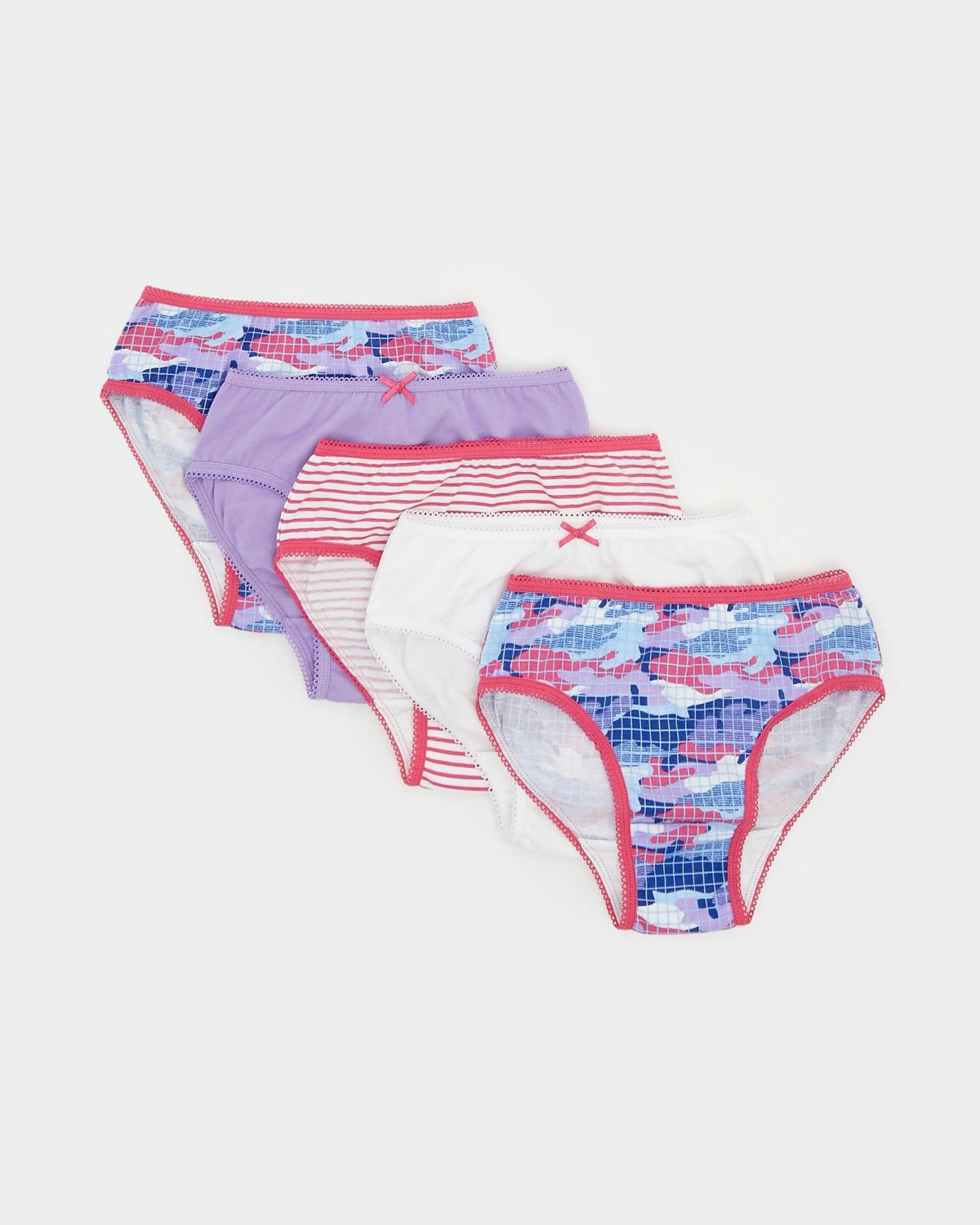 Girls Briefs - Pack Of 5 (2-12 years)