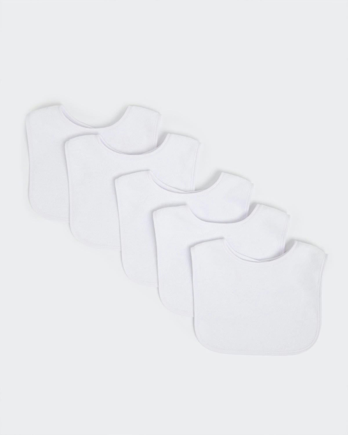 Cotton Rich Terry Bib (5 Pack)
