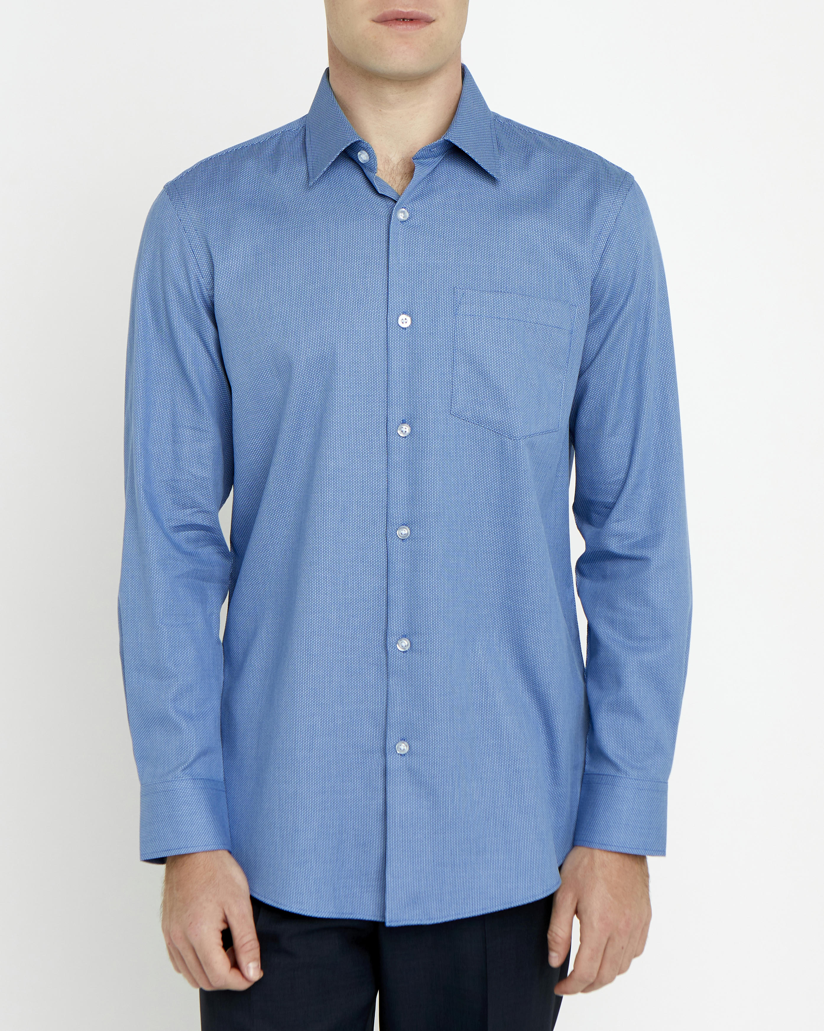Regular Fit Non-Iron Long Sleeved Shirt