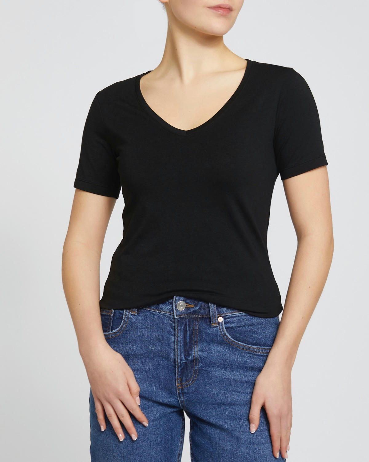 Stretch V-Neck T-Shirt