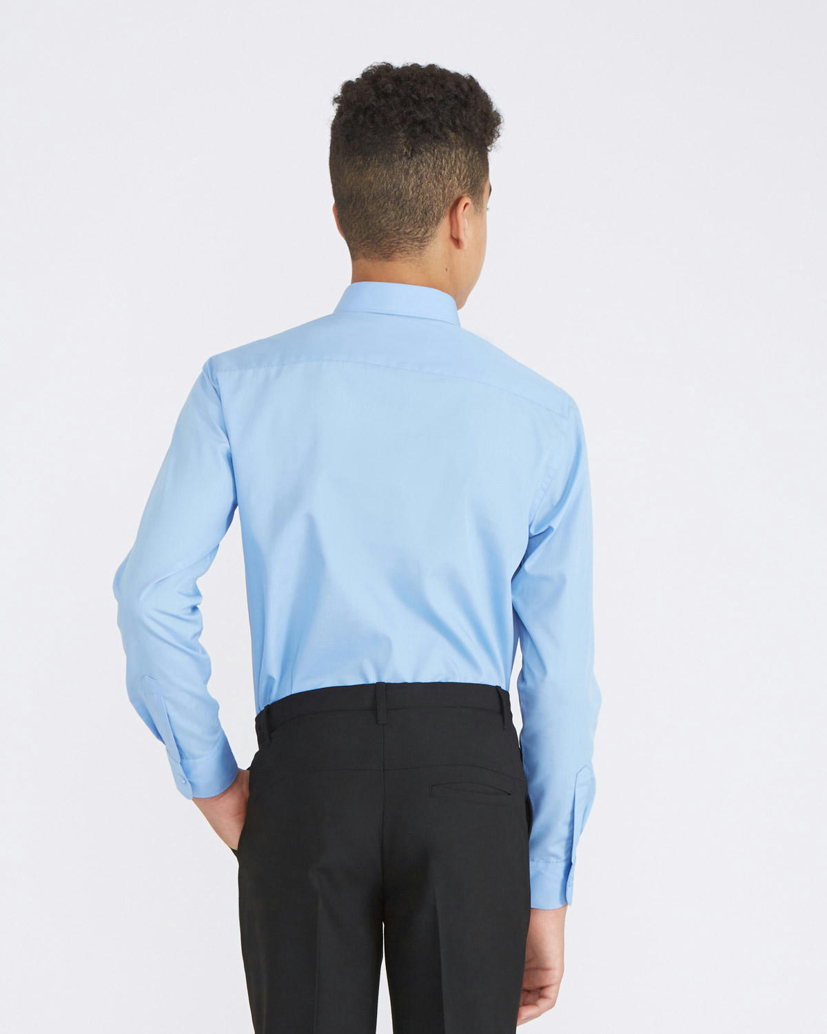 Long-Sleeved Non Iron Shirt - Pack of 3 - (4-16 Years)