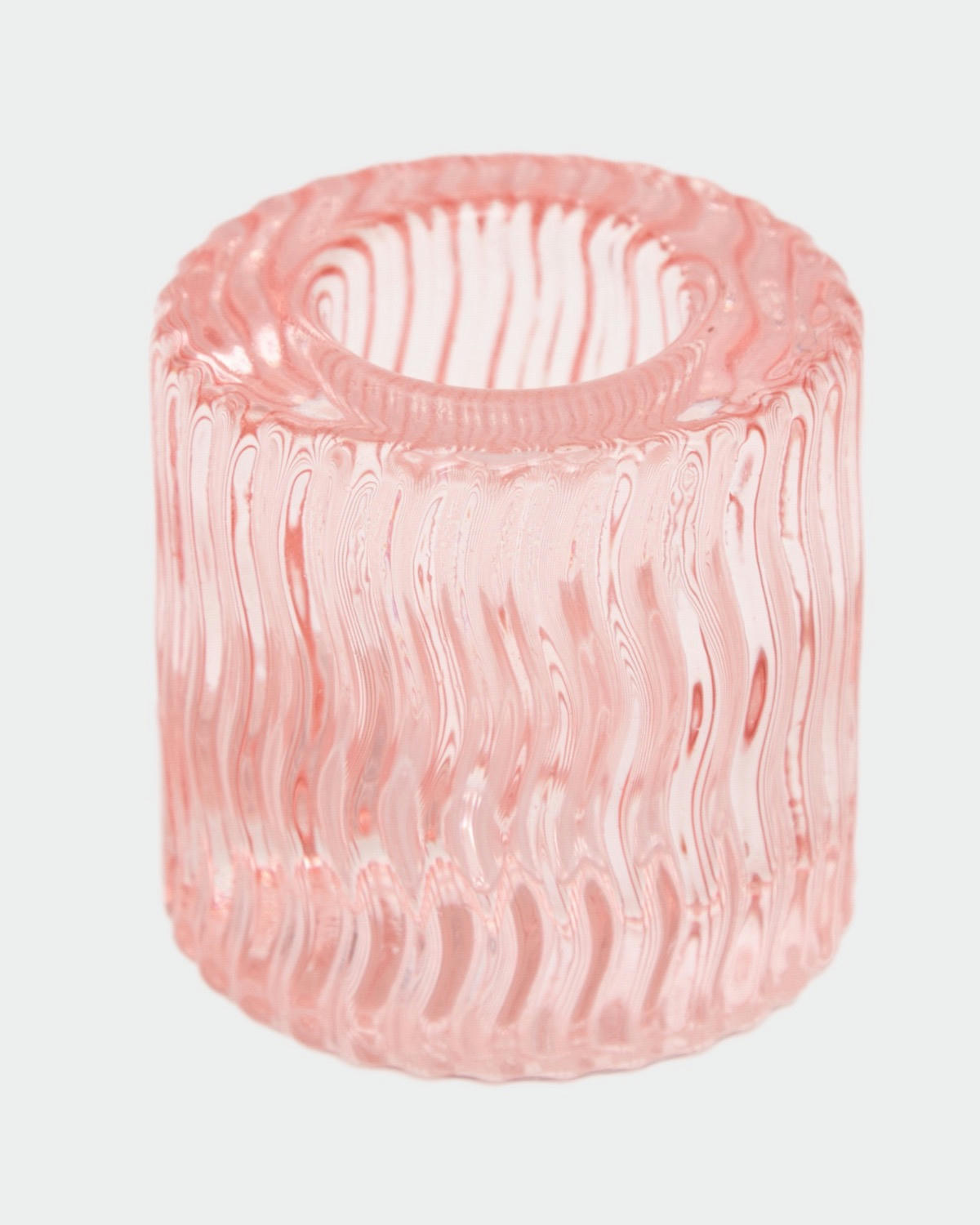 Glass Dinner Candle Holder