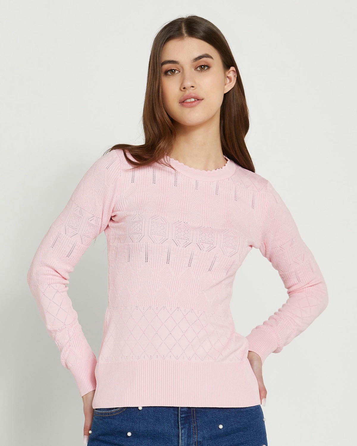 Savida Lily Pointelle Jumper