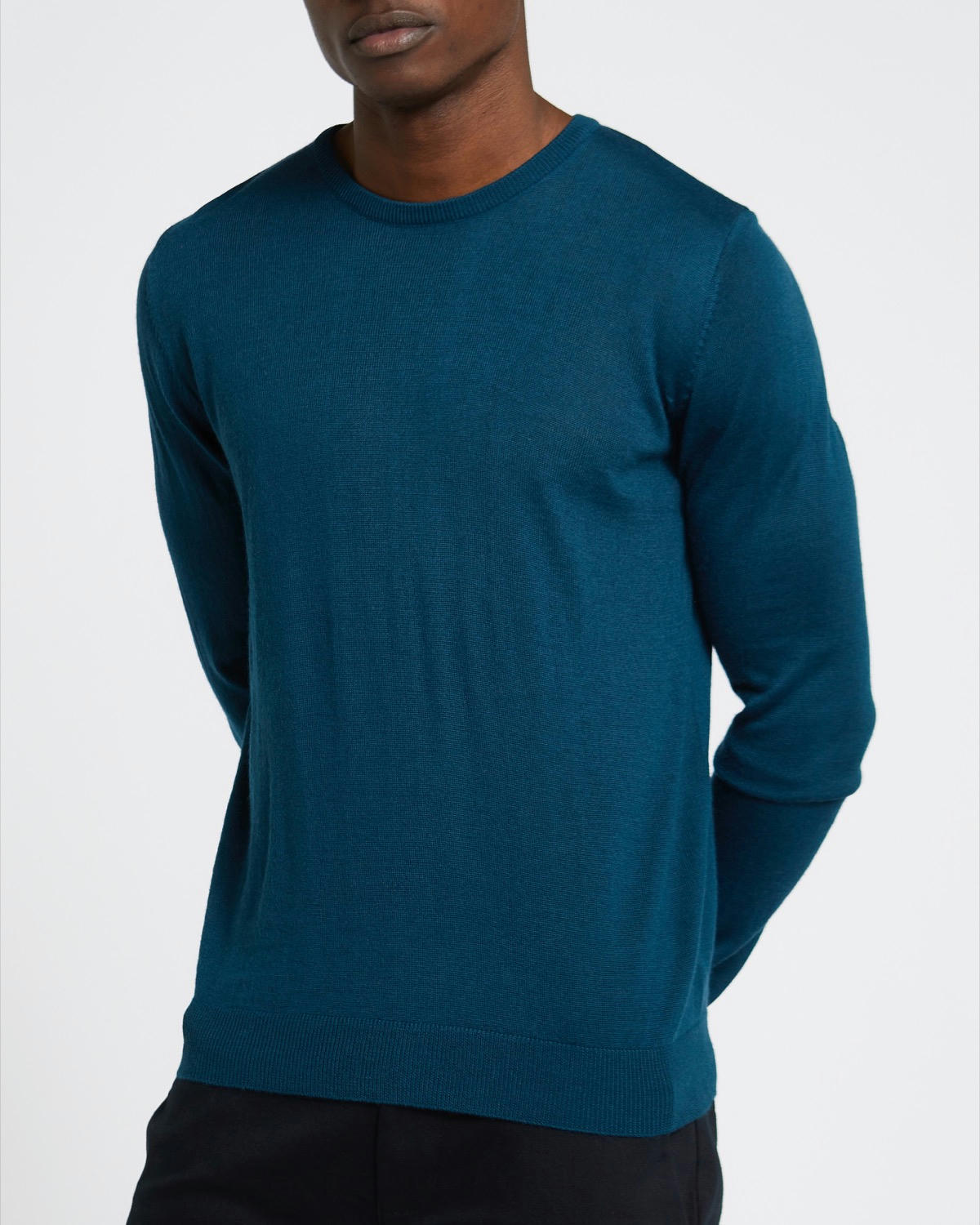 Merino Blend Crew Neck Jumper