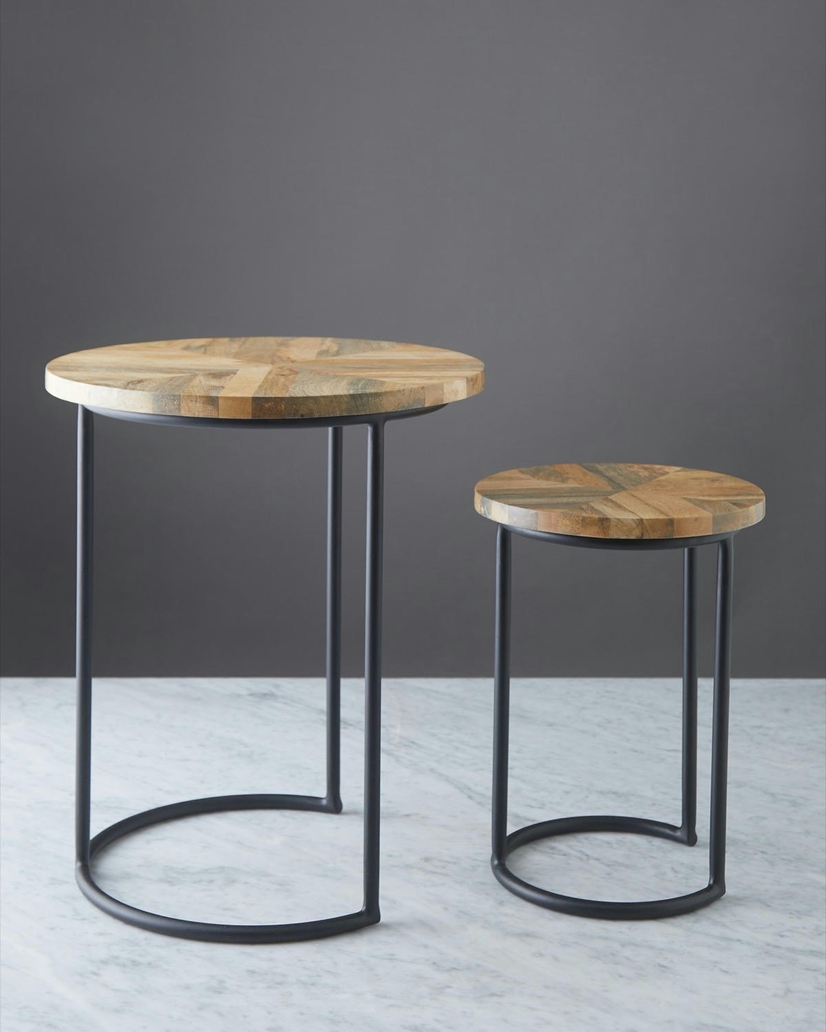 Helen James Considered Chevron Wood Table