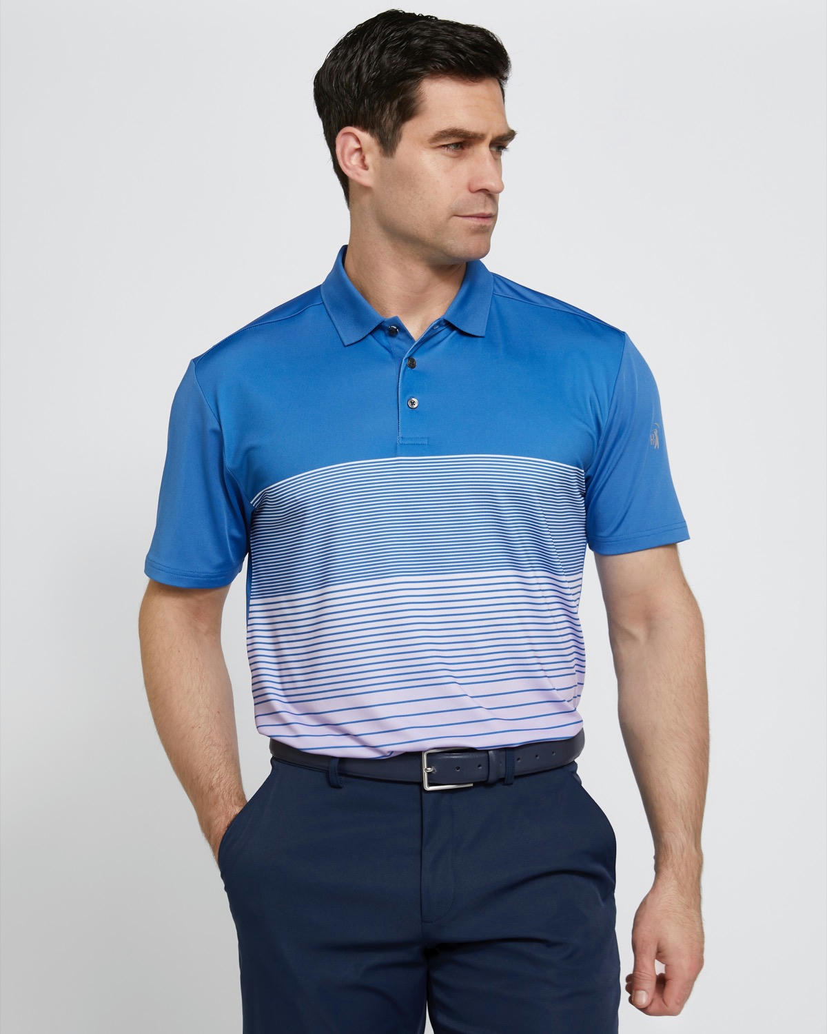 Pádraig Harrington Gradient Stripe Polo Shirt