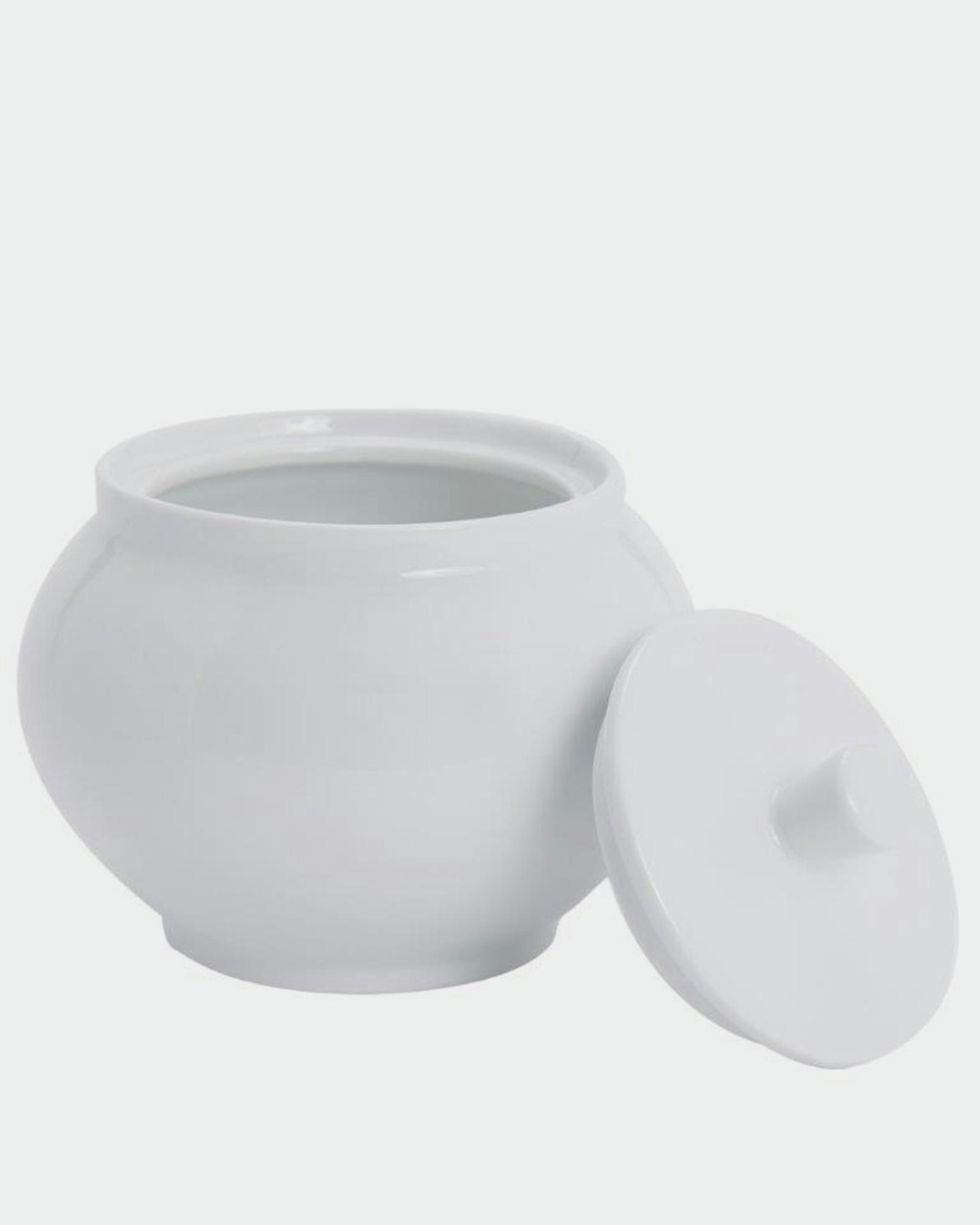 Simply White Sugar Bowl With Lid