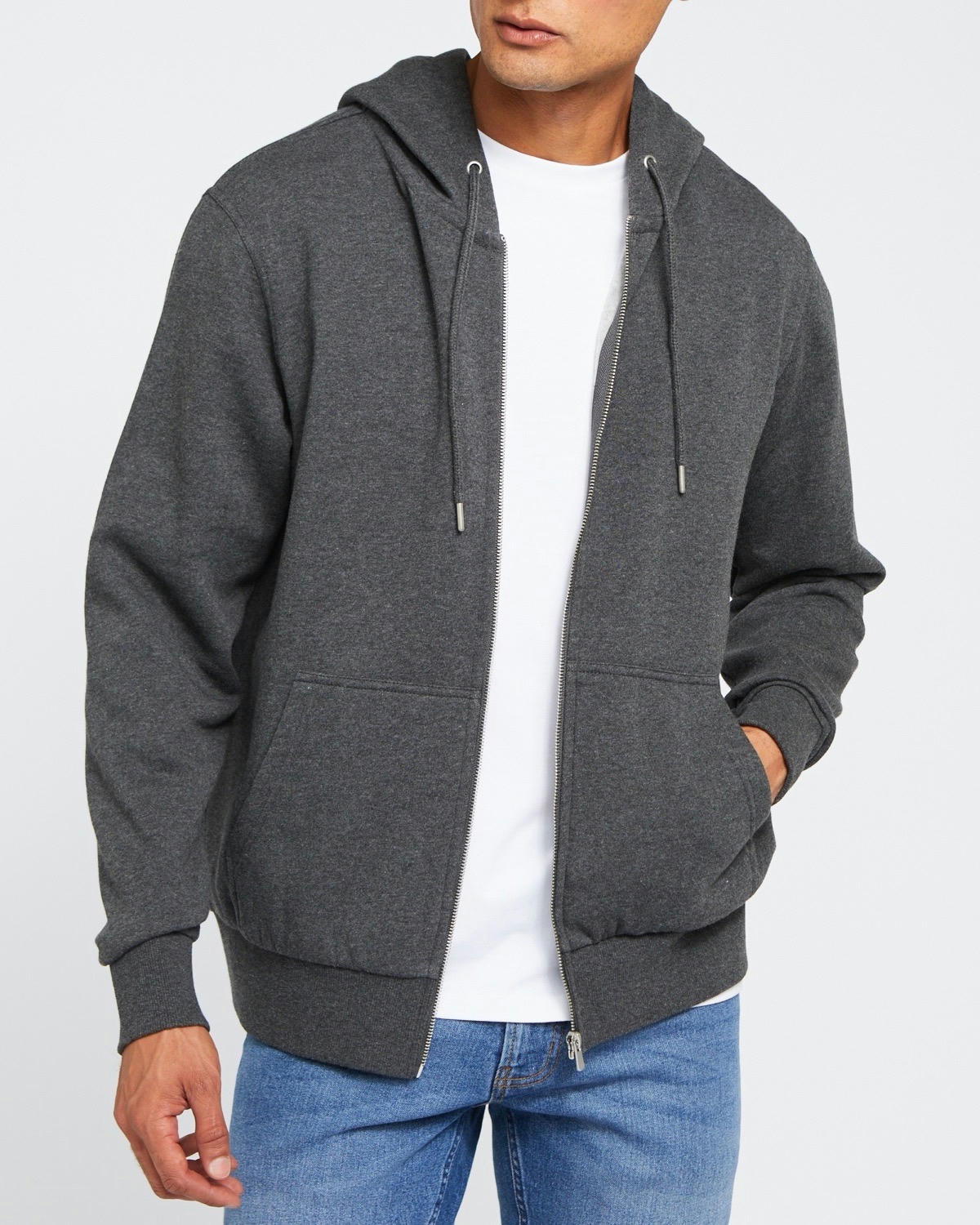 Regular Fit Zip-Through Hoodie