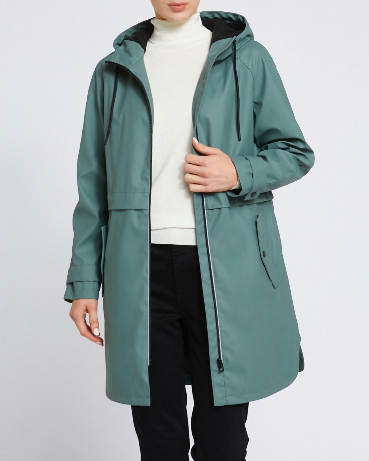 Fleece Lined Raincoat