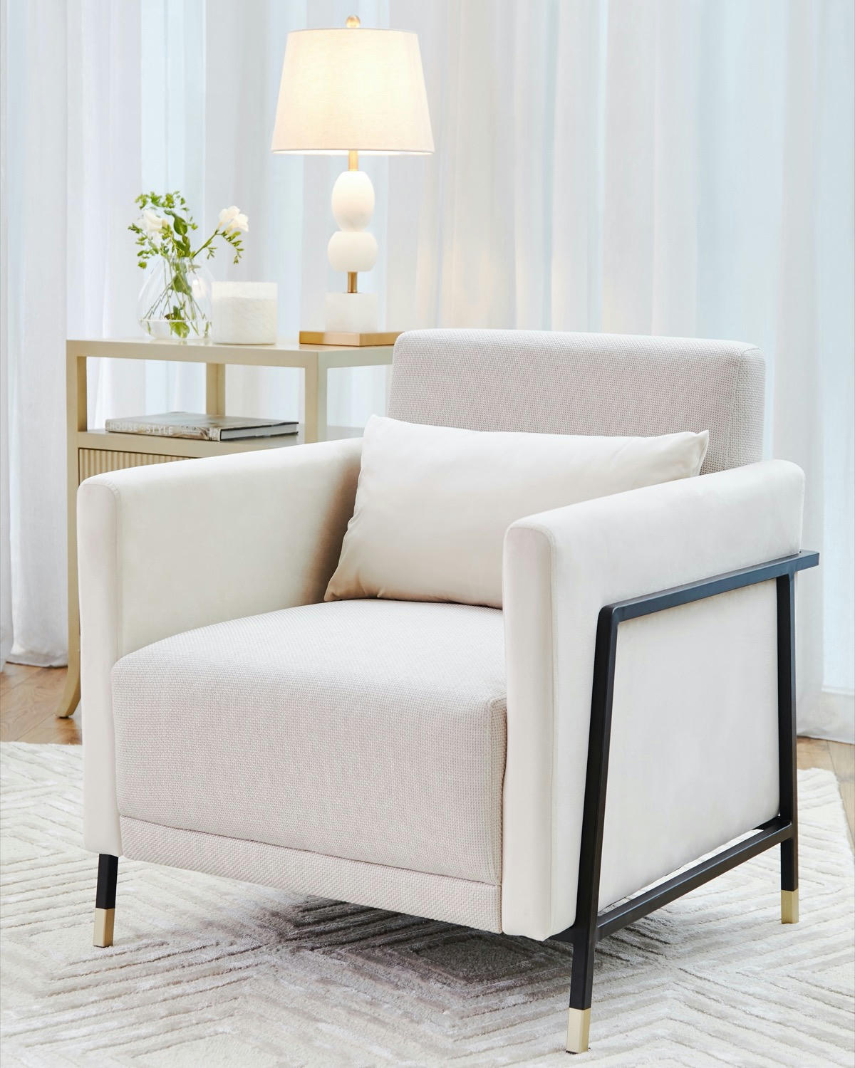 Francis Brennan the Collection Mink Kenmare Armchair