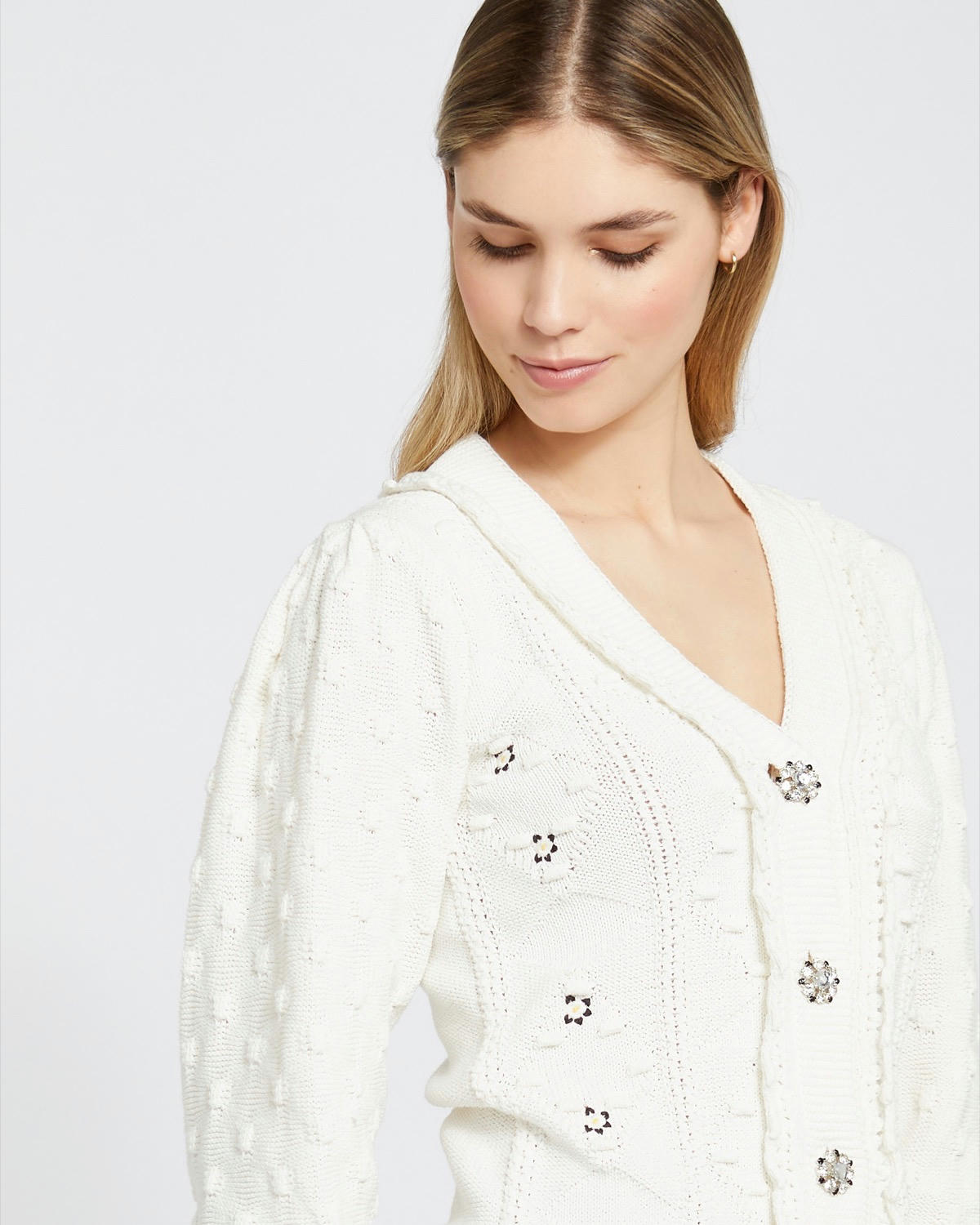 Savida Cara Bobble Button Up Cardigan