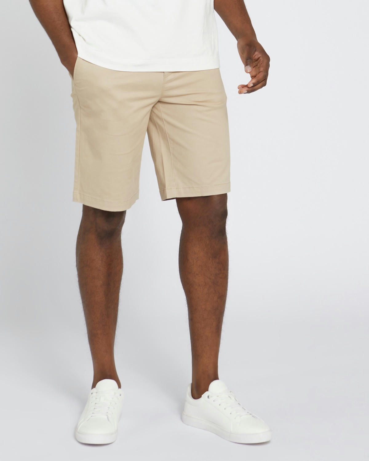 Regular Fit Stretch Chino Shorts