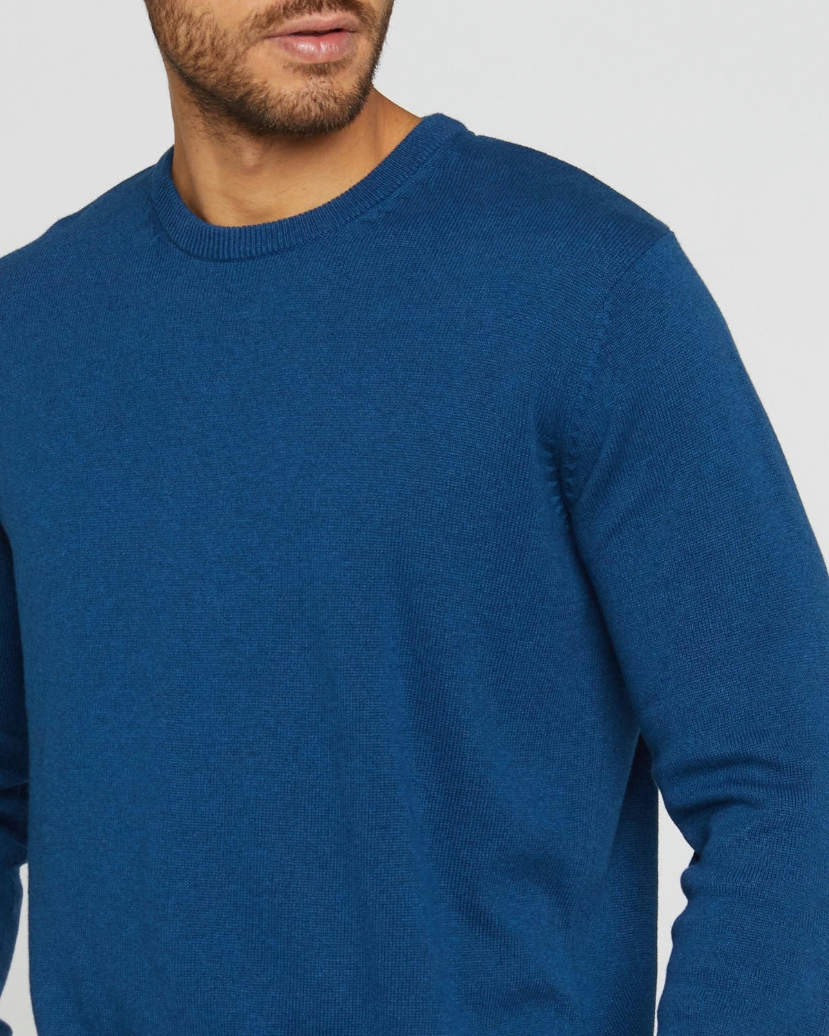 Regular Fit Cotton Crew Neck Jumper