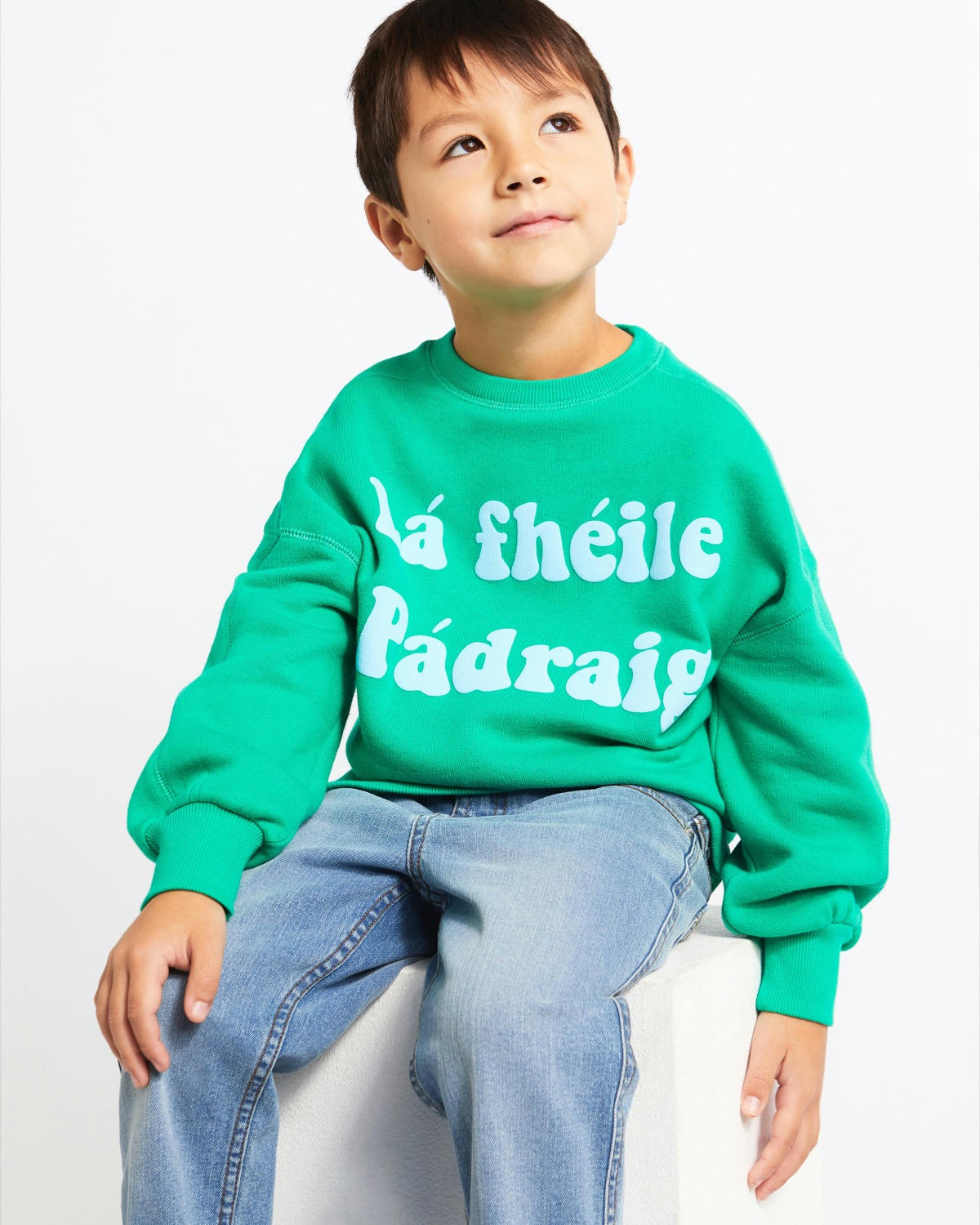 Leigh Tucker Willow Green Sweatshirt (2-14 Years)
