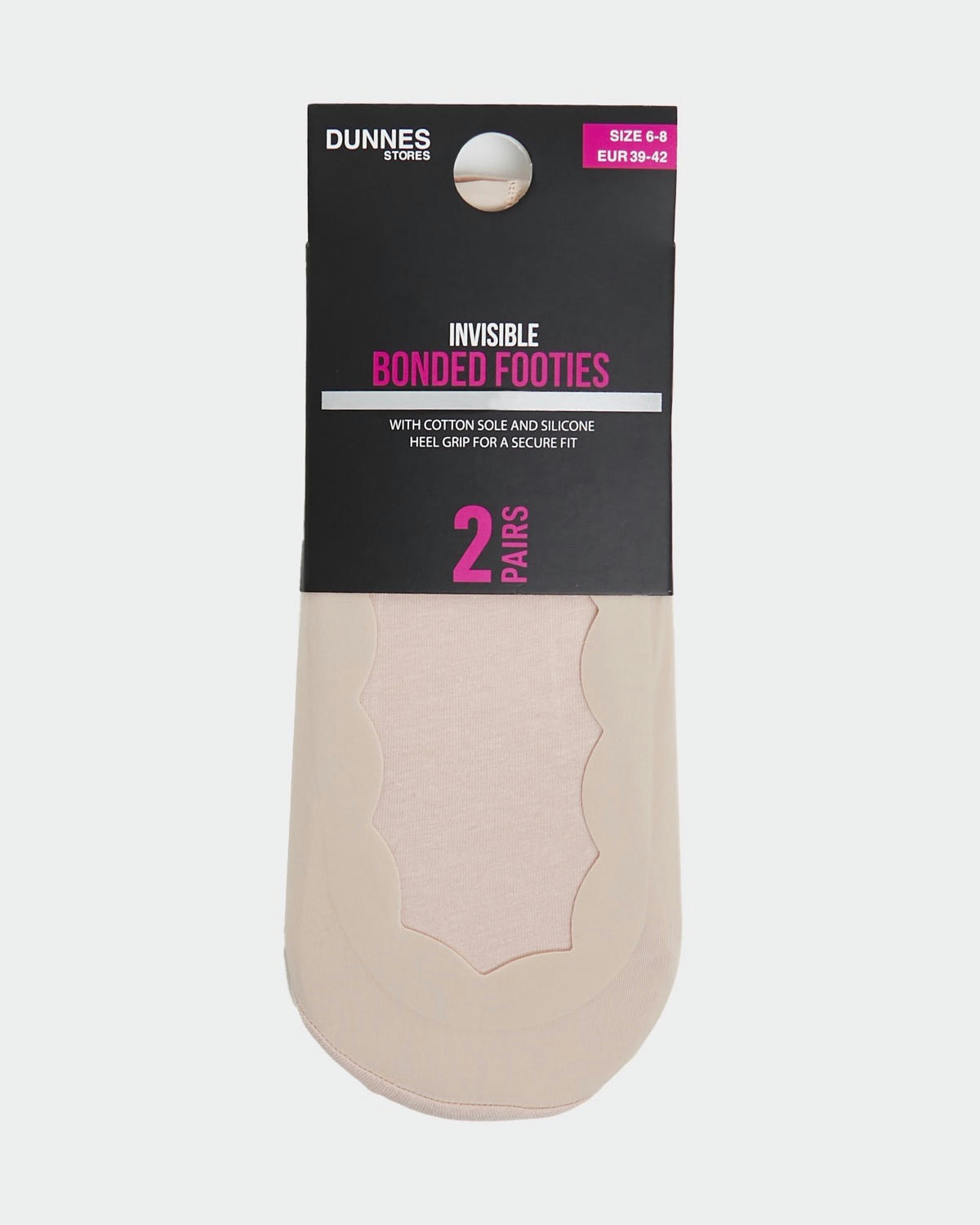 Scalloped Edge Bonded Footie - Pack Of 2