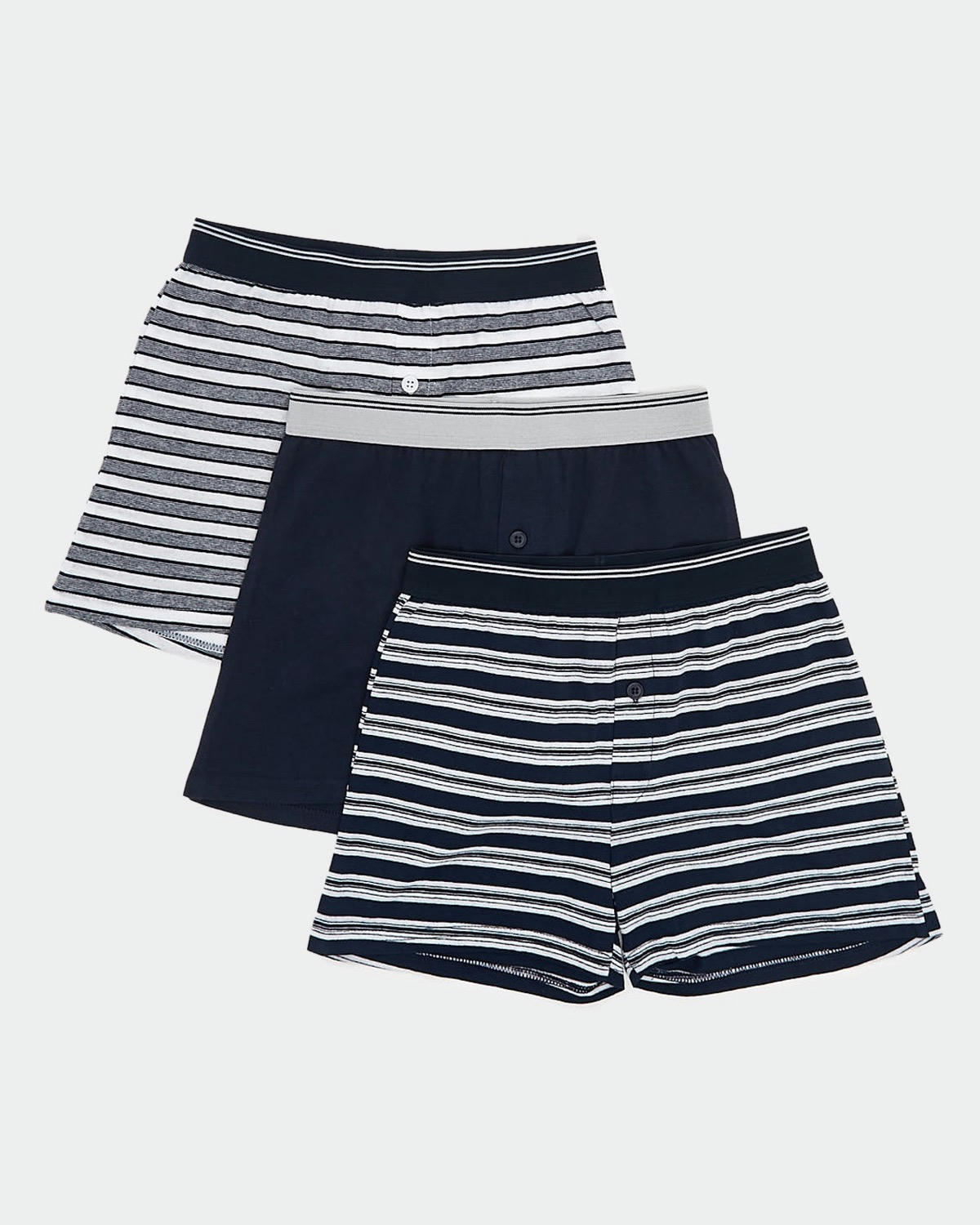 Boys Loose Fit Jersey Boxers - Pack Of 3 (3-14 years)