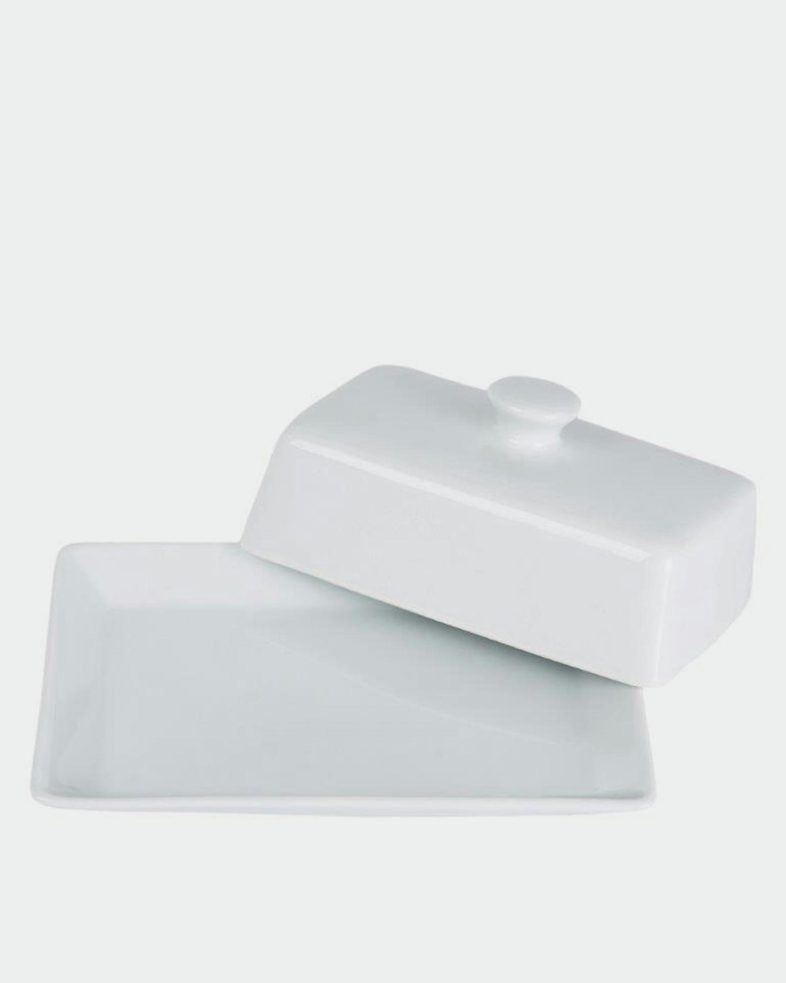 Simply White Butter Dish
