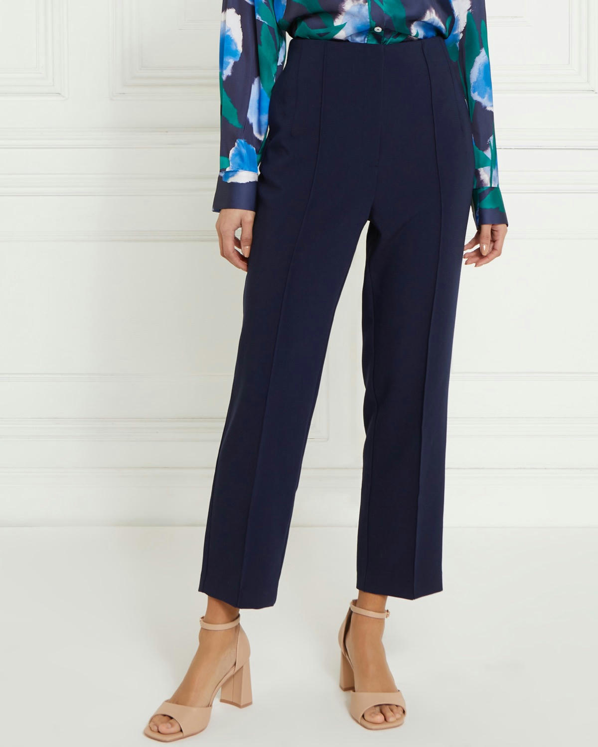 Gallery Seamed Straight Leg Trousers