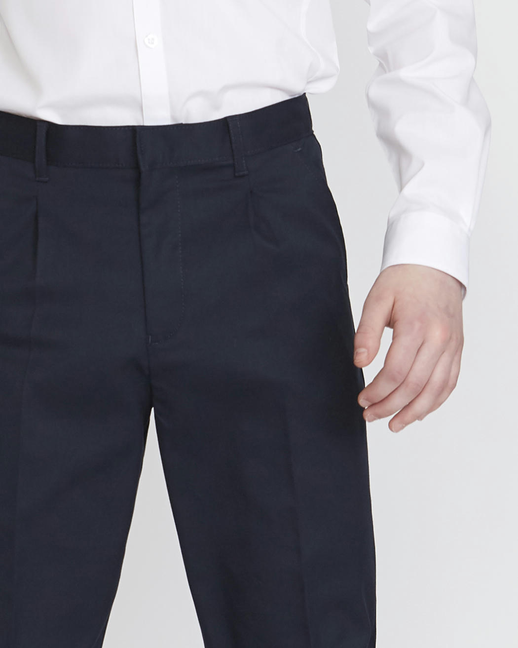 Boys' Stretch Regular Leg Trousers (3-17 years)