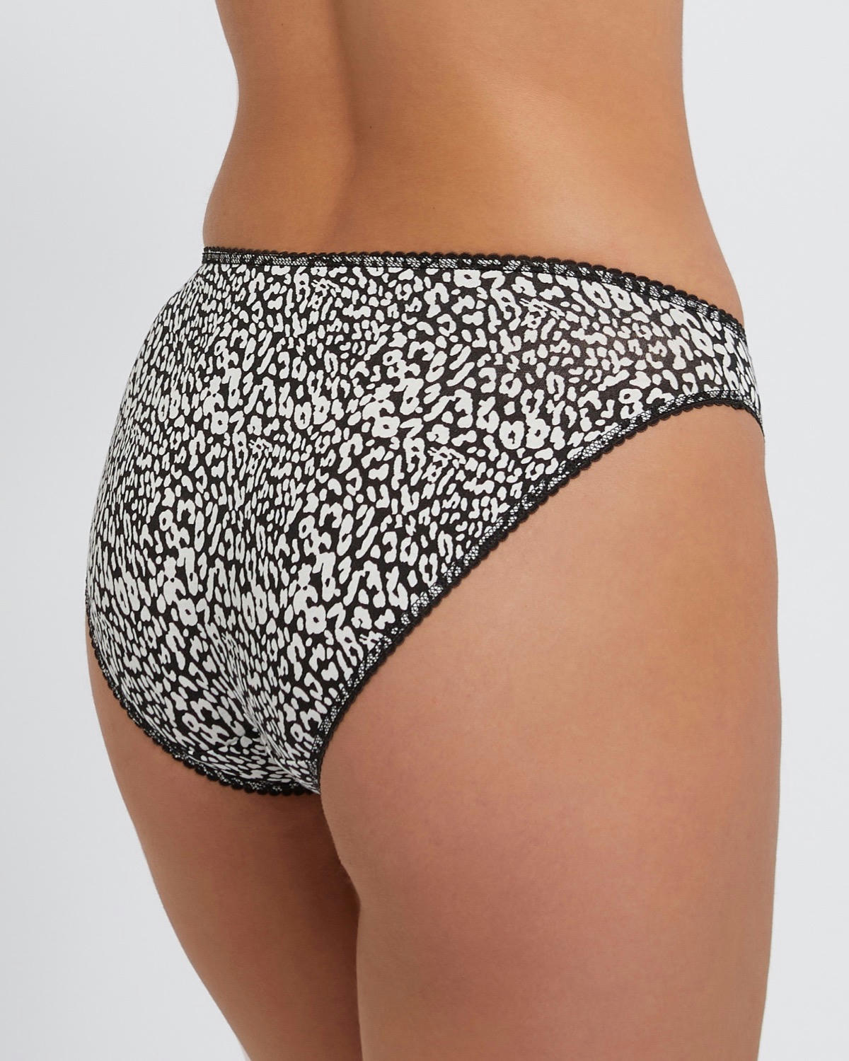 Printed High Leg Briefs - Pack Of 5