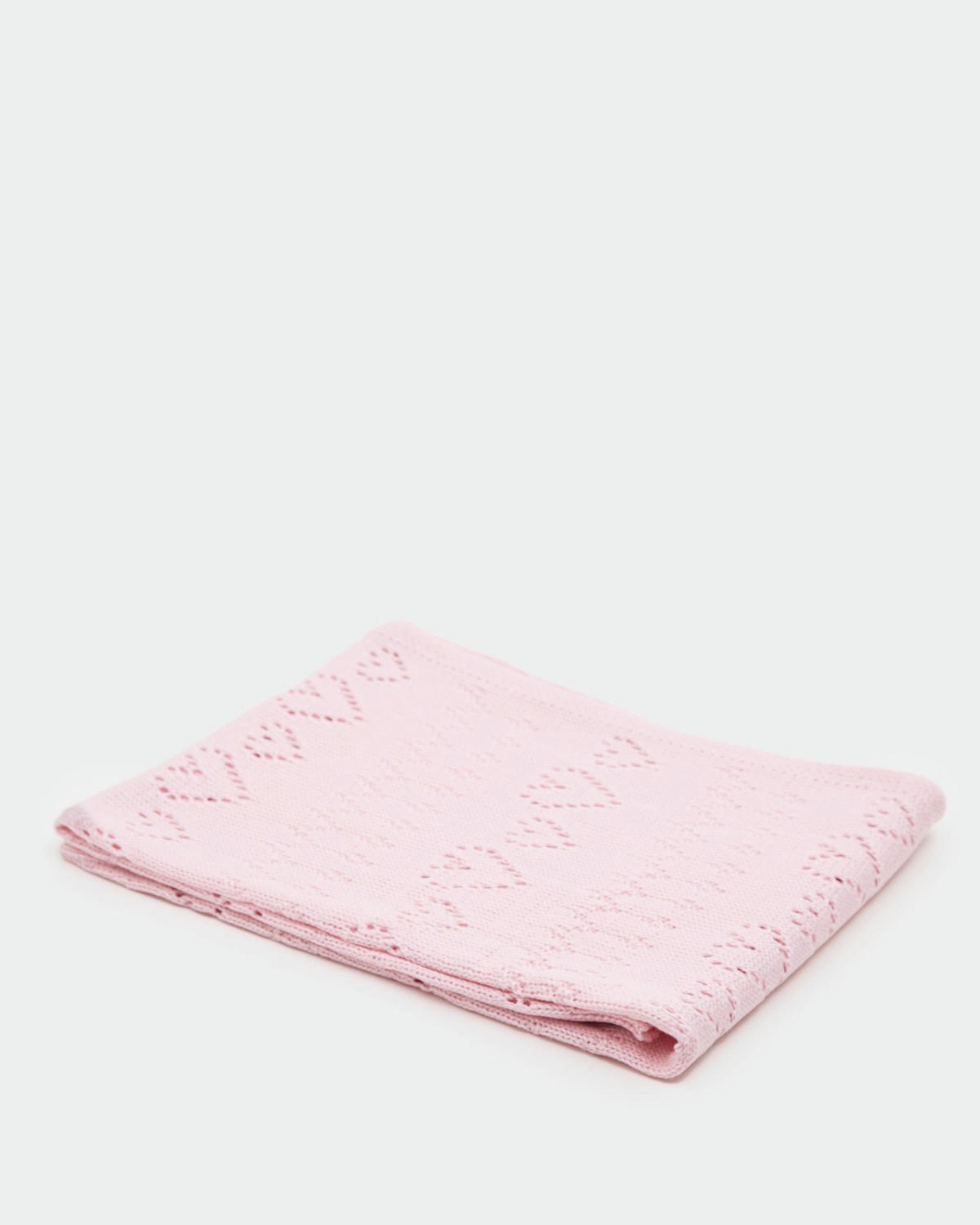Heart Knit Blanket