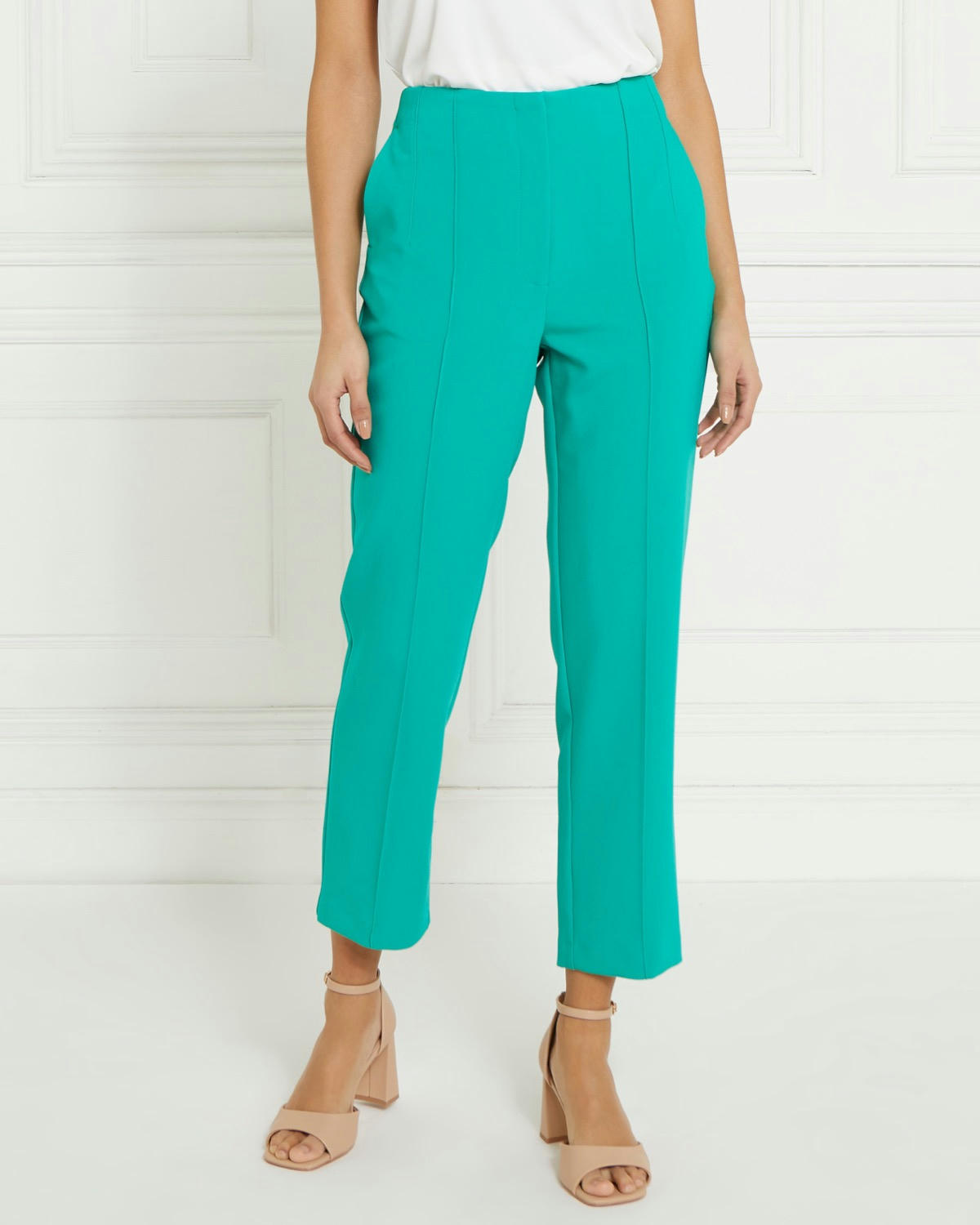 Gallery Seamed Straight Leg Trousers