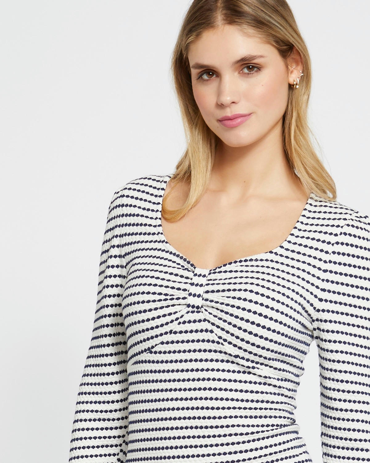 Savida Hazel Gathered Front Top