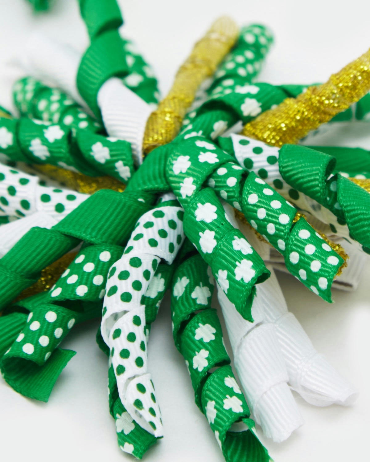 St. Patrick's Day Ribbon Hair Clip (Pack Of 2)